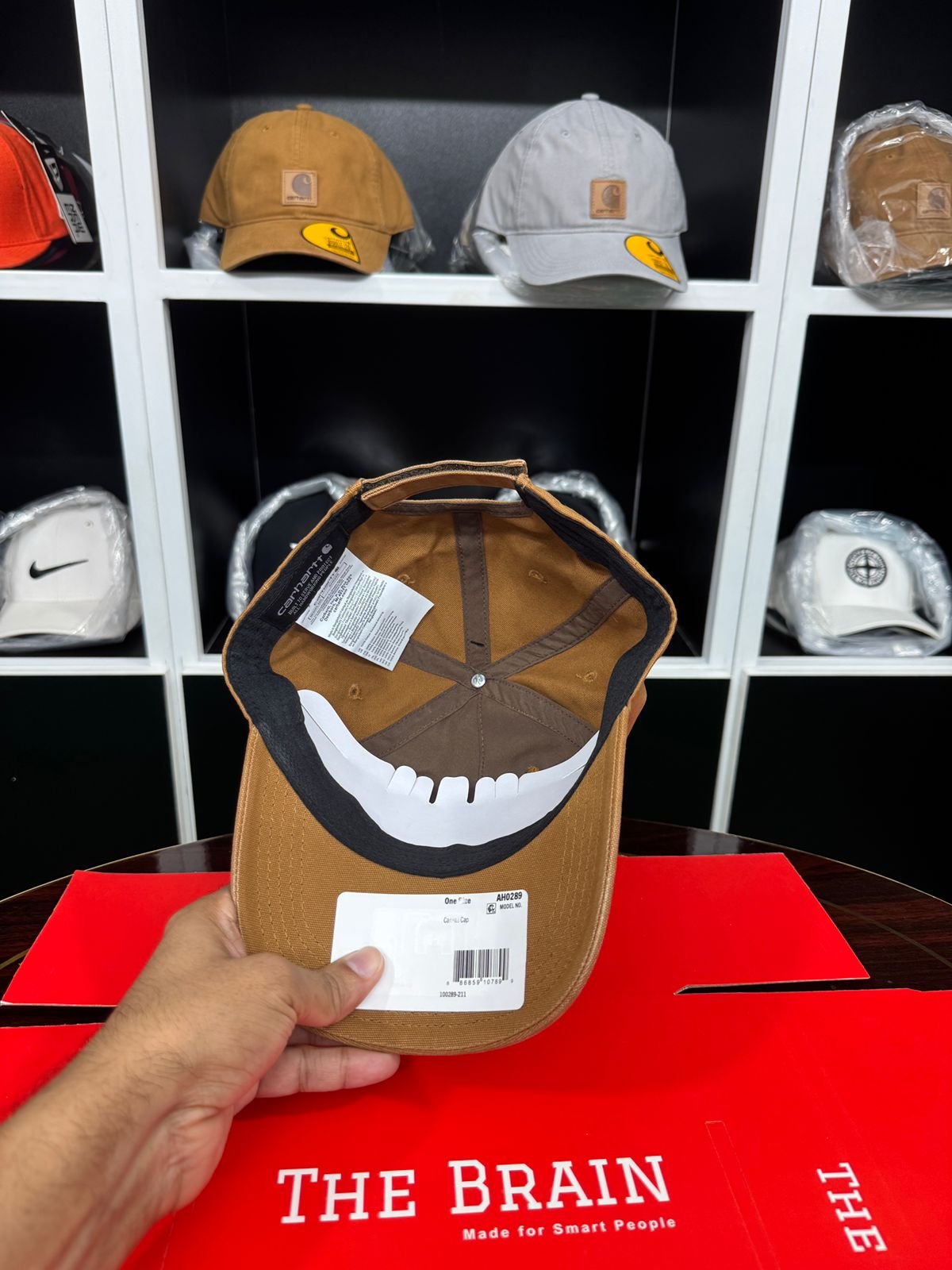 Carhartt Washed Cap Camel brown view 3
