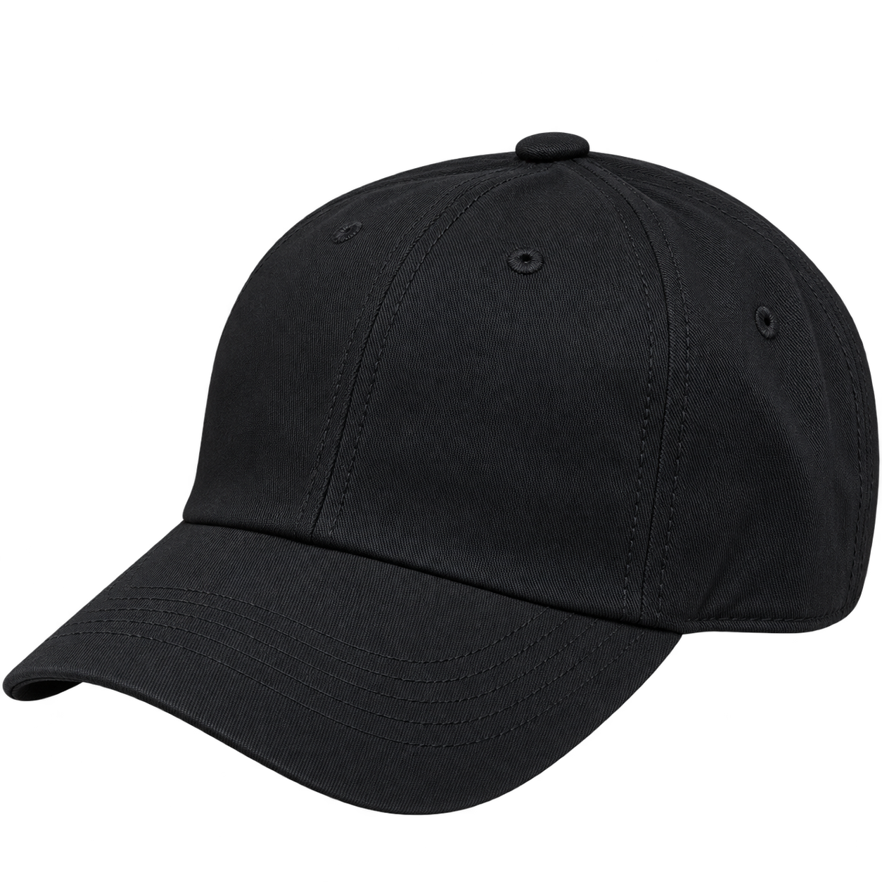 Image One Classic Black Adjustable Cap view 3