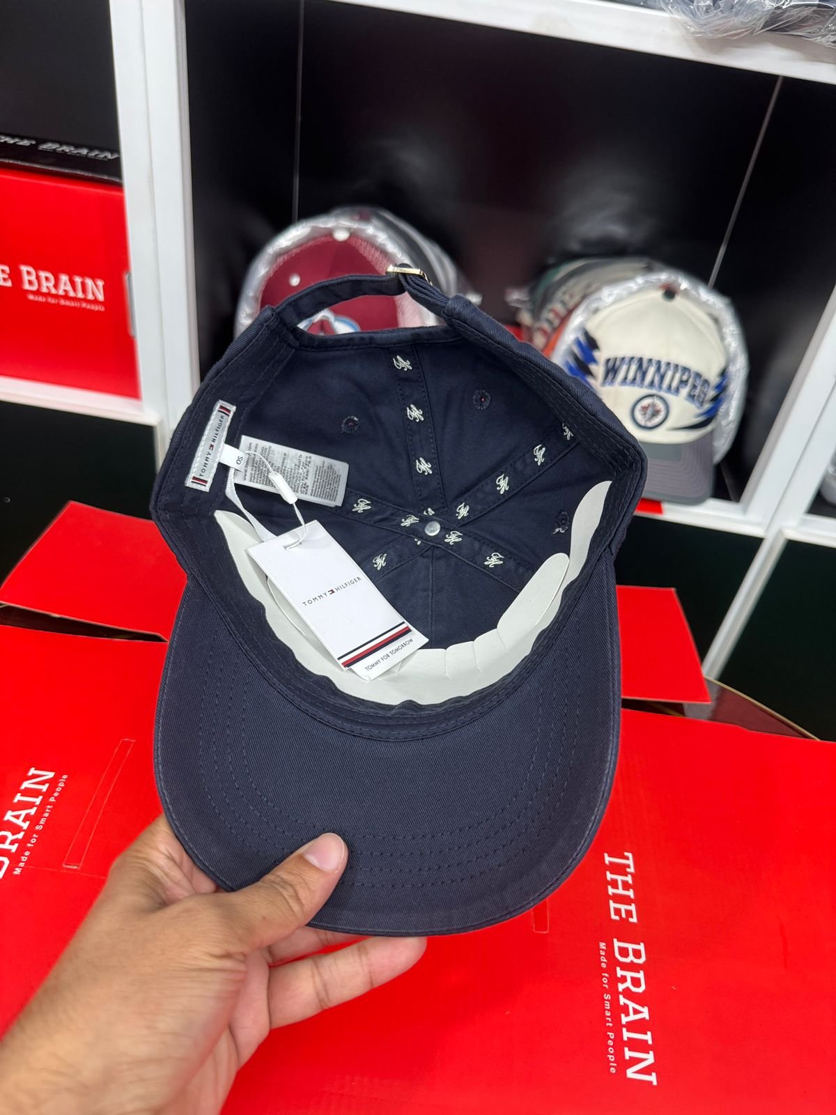 Tommy Hilfiger TH Monogram Embroidered Baseball Cap (Adjustable) view 2
