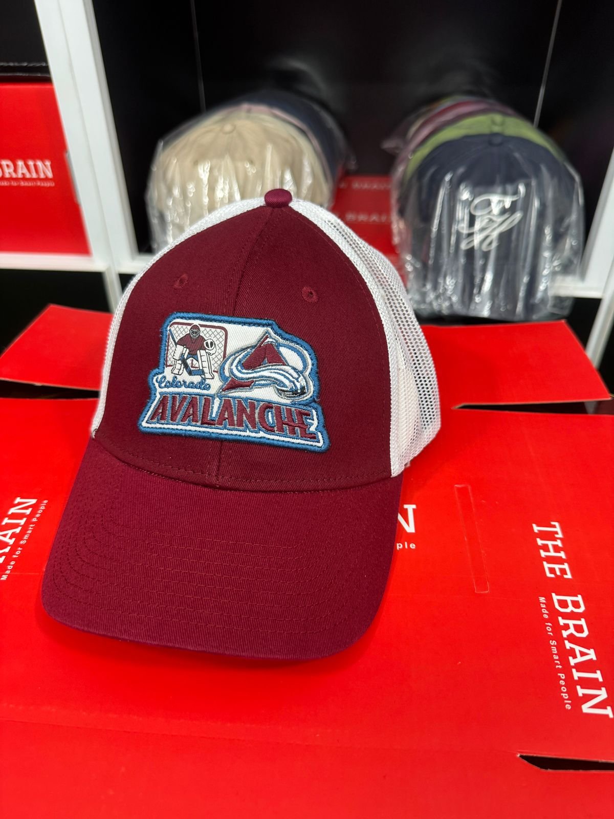Colorado Avalanche Trucker Cap (Mesh Back, Snapback) view 2