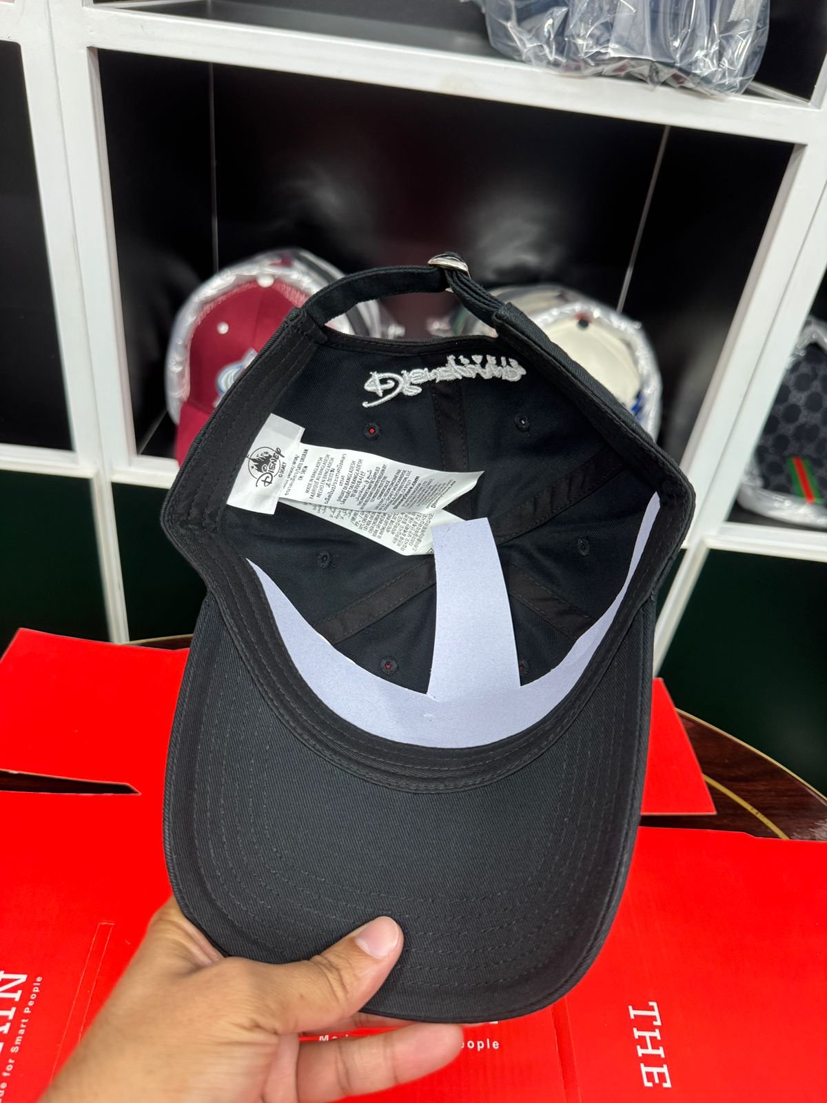 Disneyland Paris Mickey Embroidered Cotton Cap (Adjustable Strap) view 4