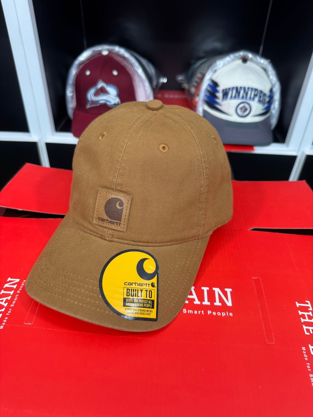Carhartt Canvas Cap with Logo Patch (Adjustable Strap) view 2