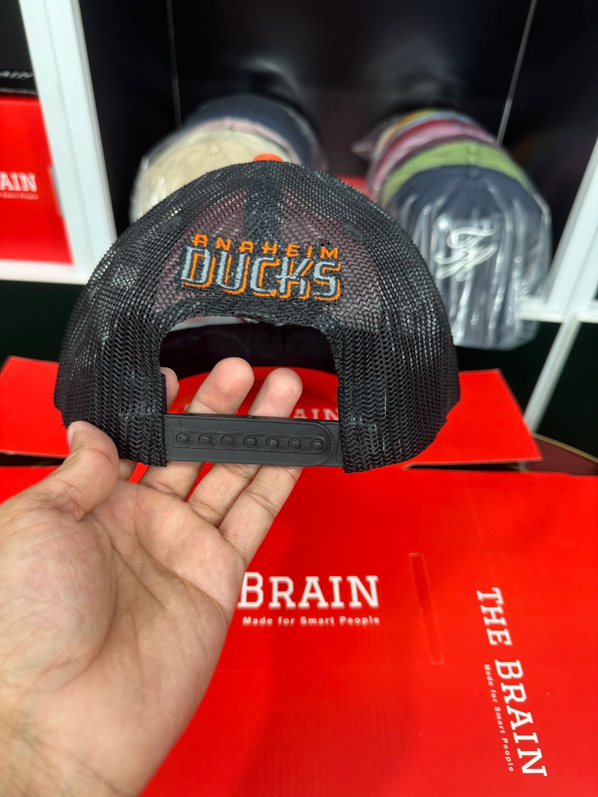 Canadiens Trucker Snapback Cap (Mesh Back) view 3