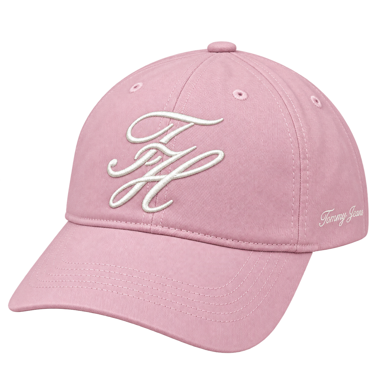 Tommy Hilfiger TH Embroidered Adjustable Baseball Cap ( Dust Pink ) view 3
