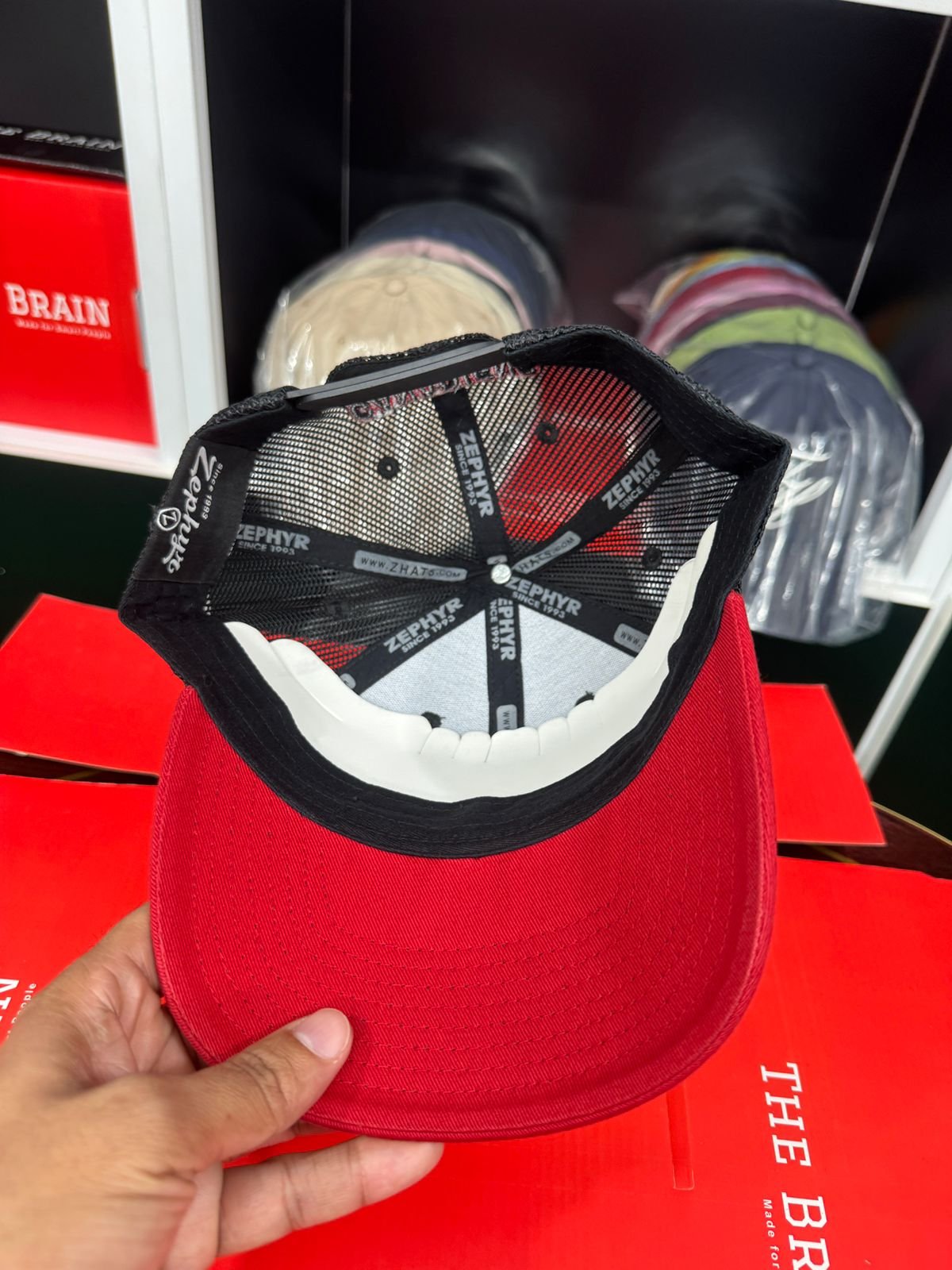 Canadiens Trucker Snapback Cap (Mesh Back) view 4