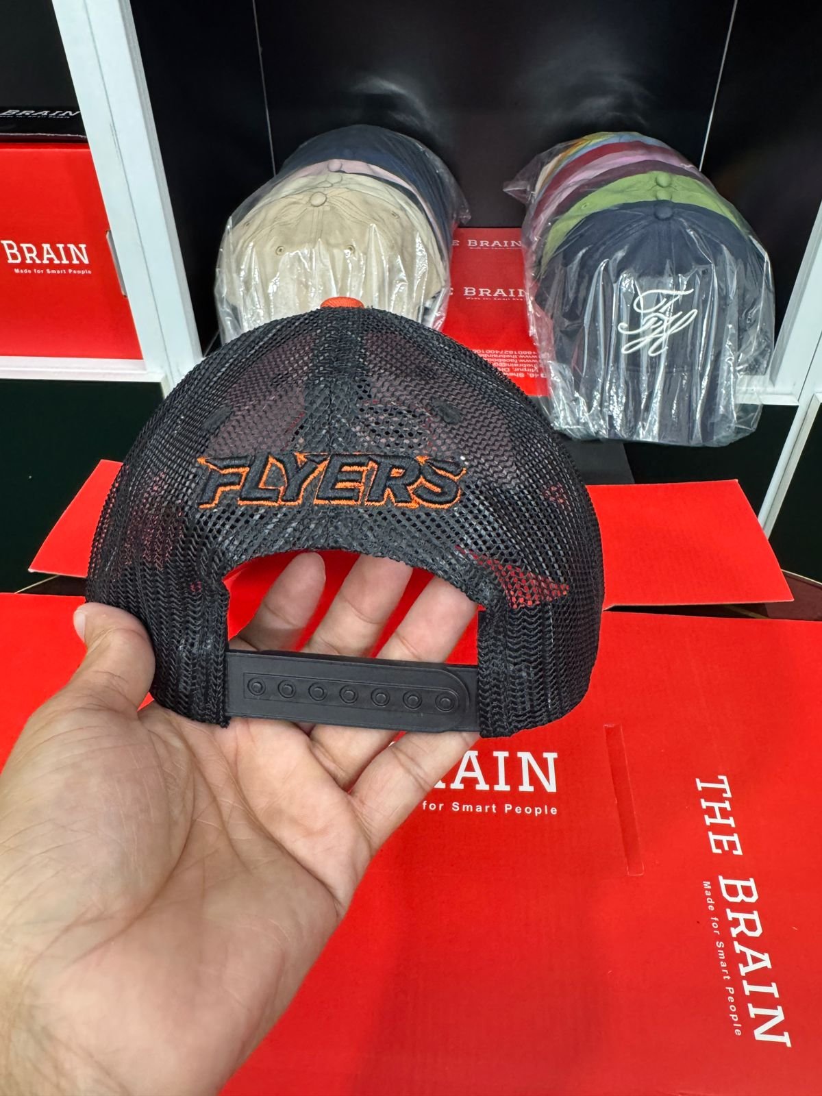 Philadelphia Flyers Mesh Trucker Snapback Cap view 3