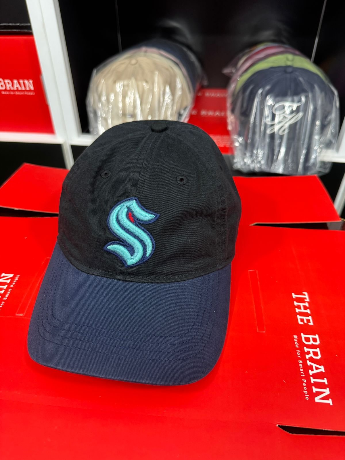 Seattle Kraken Embroidered Adjustable Baseball Cap (Dad Hat) view 2