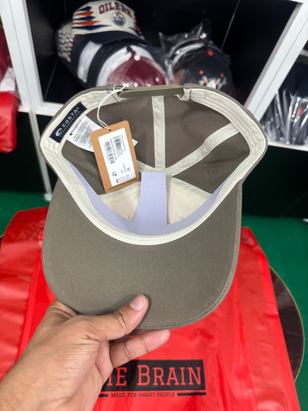 Costa “Since 1983” Leaf Embroidered Cap (White/Grey) view 2