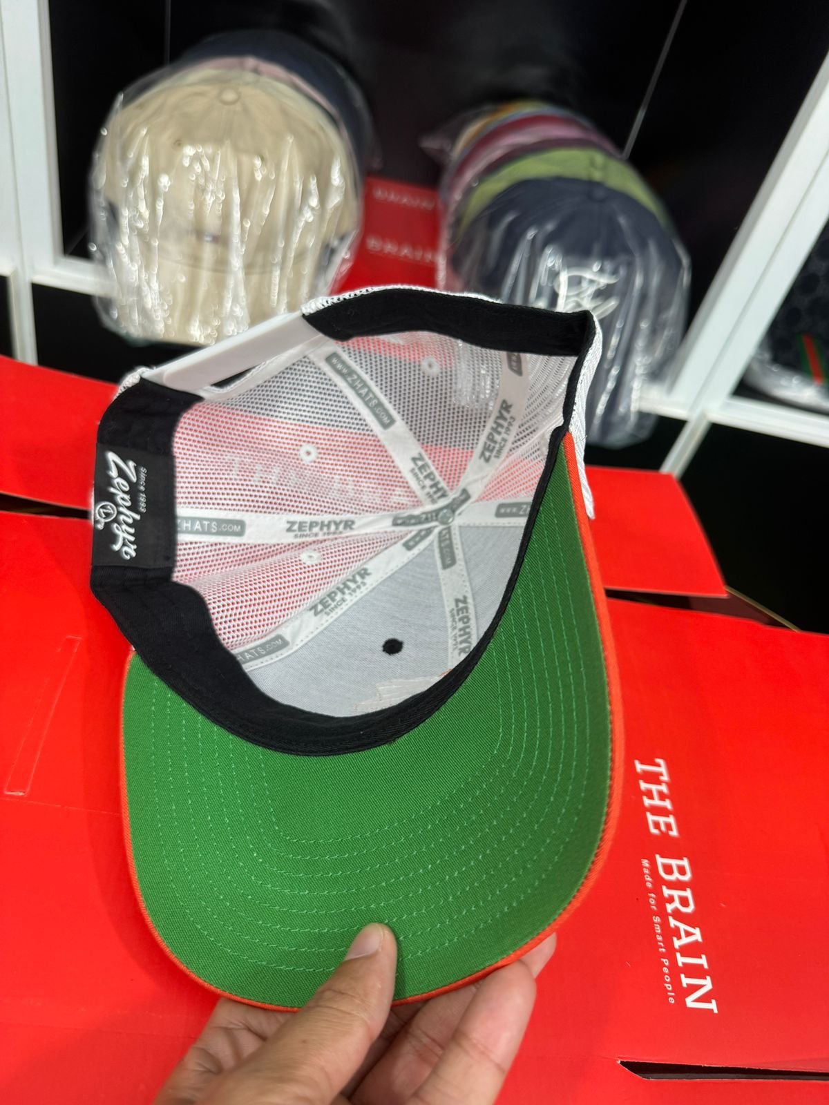 Zephyr Anaheim Ducks Trucker Snapback Cap view 3