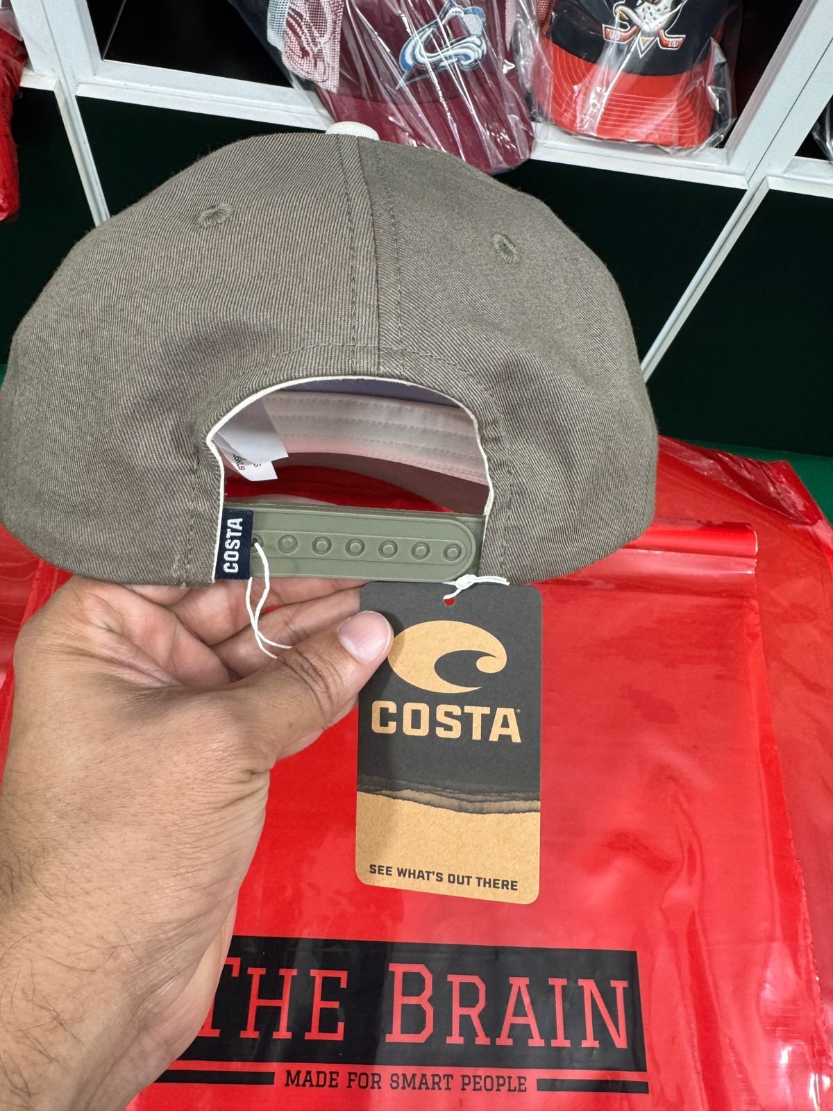 Costa “Since 1983” Leaf Embroidered Cap (White/Grey) view 4