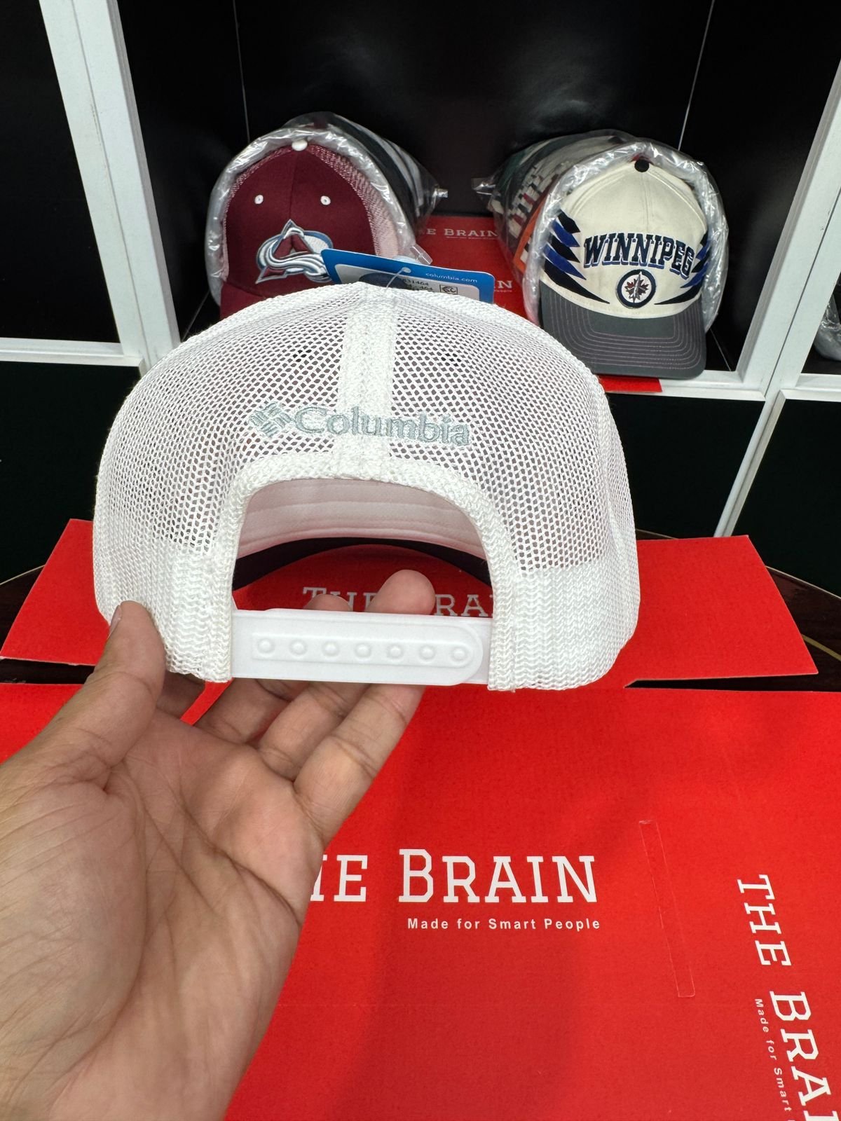 Columbia Mesh-Back Logo Cap (Snapback) view 3