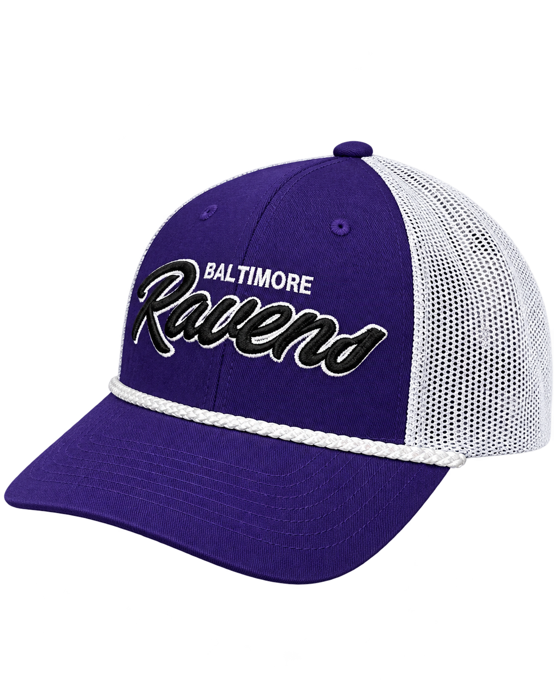 NFL Baltimore Ravens Mesh Trucker Baseball Cap view 2