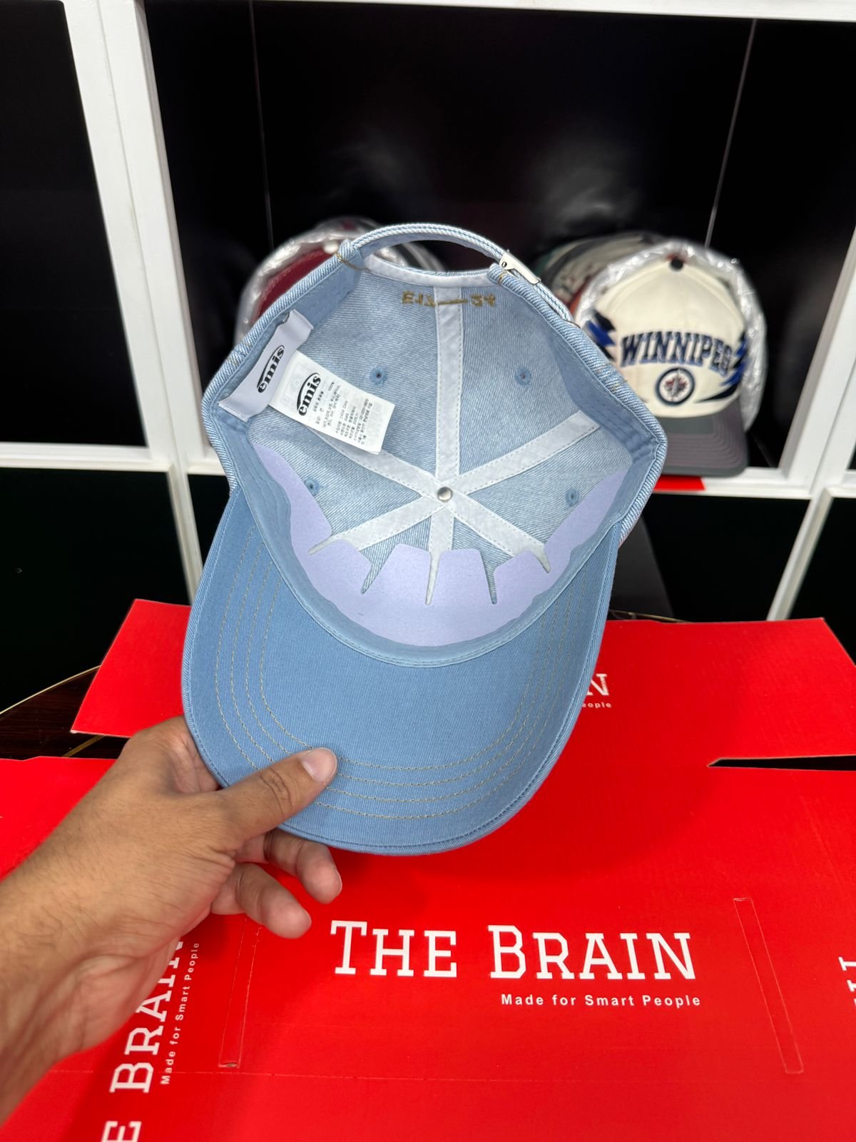 EMIS Denim Logo Cap (Adjustable Strap) view 4