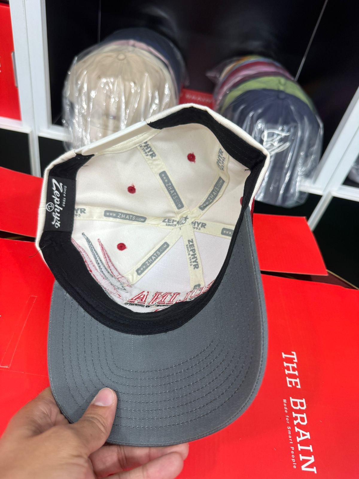 Zephyr “Carolina” Embroidered Snapback Cap view 3