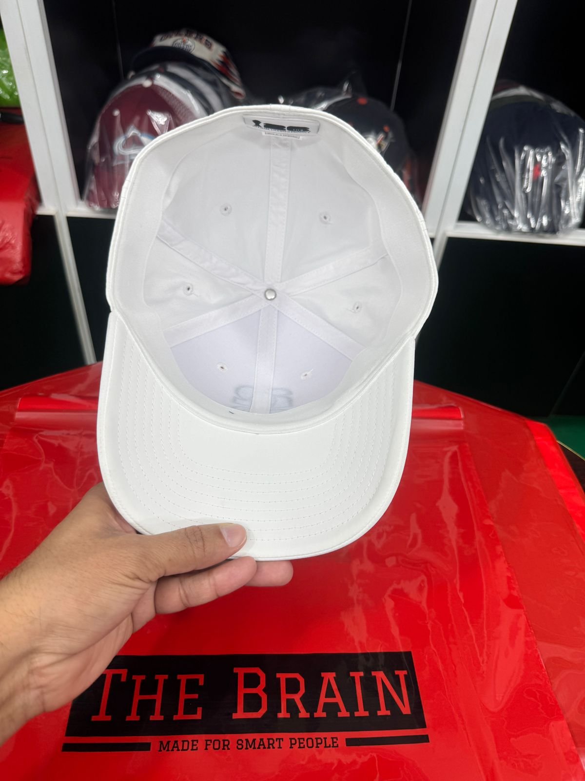 FIFA Trophy Logo Baseball Cap (White) view 3