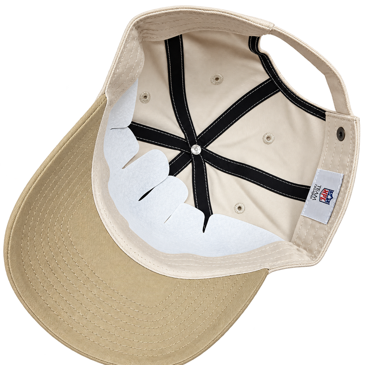 NFL Washington Commanders-Inspired  Gold W Logo Embroidered Baseball Cap view 4