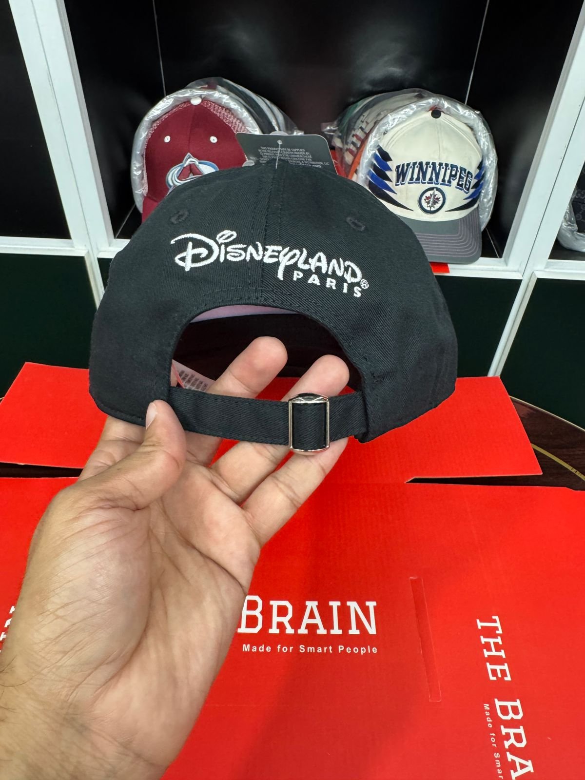 Disneyland Paris Mickey Embroidered Cotton Cap (Adjustable Strap) view 3