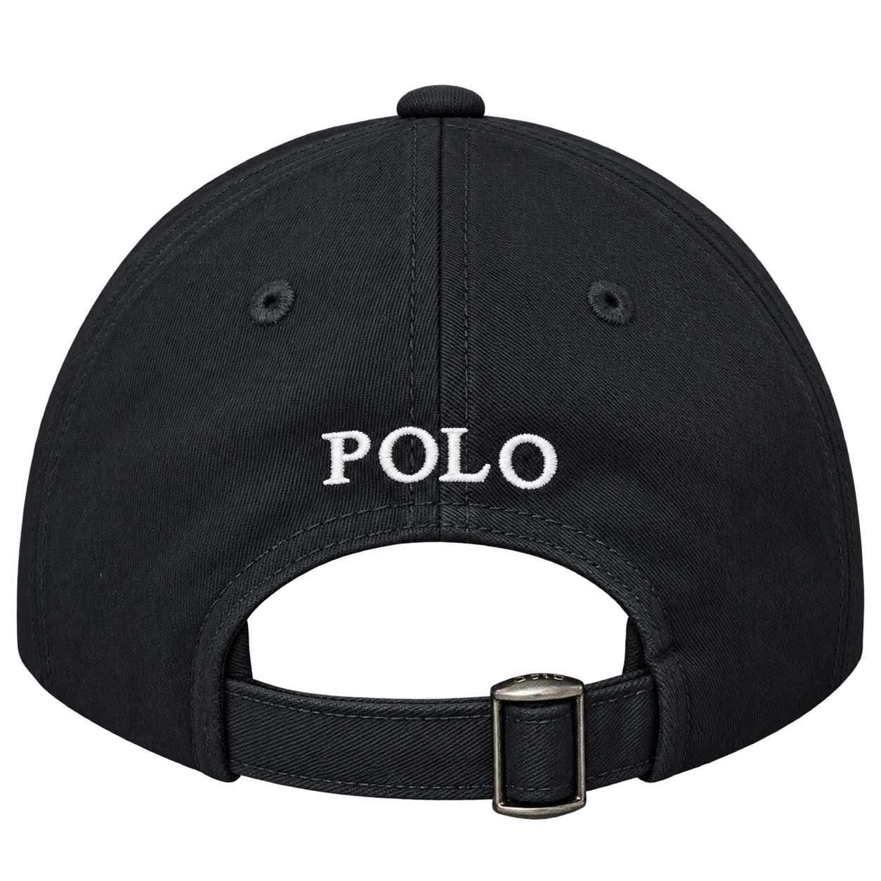 Polo Ralph Lauren Black Big Pony Embroidered Baseball Cap view 4