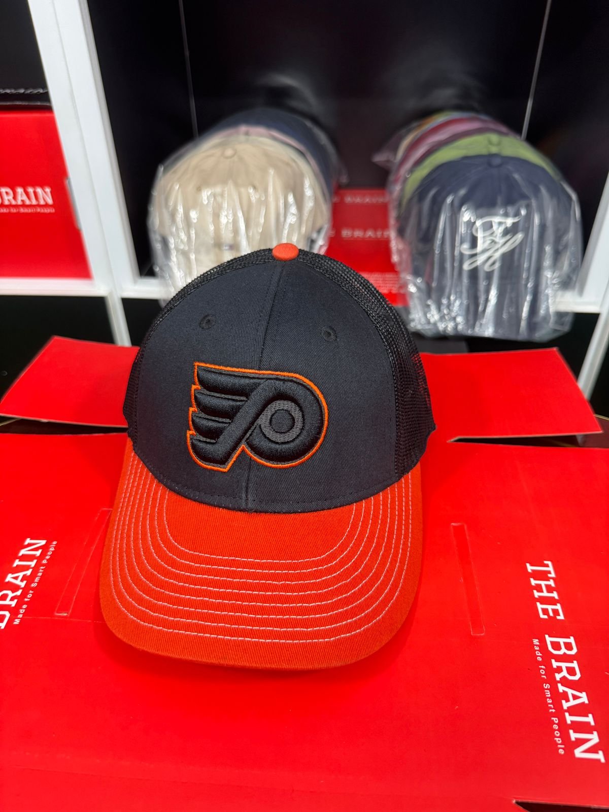 Philadelphia Flyers Mesh Trucker Snapback Cap view 2