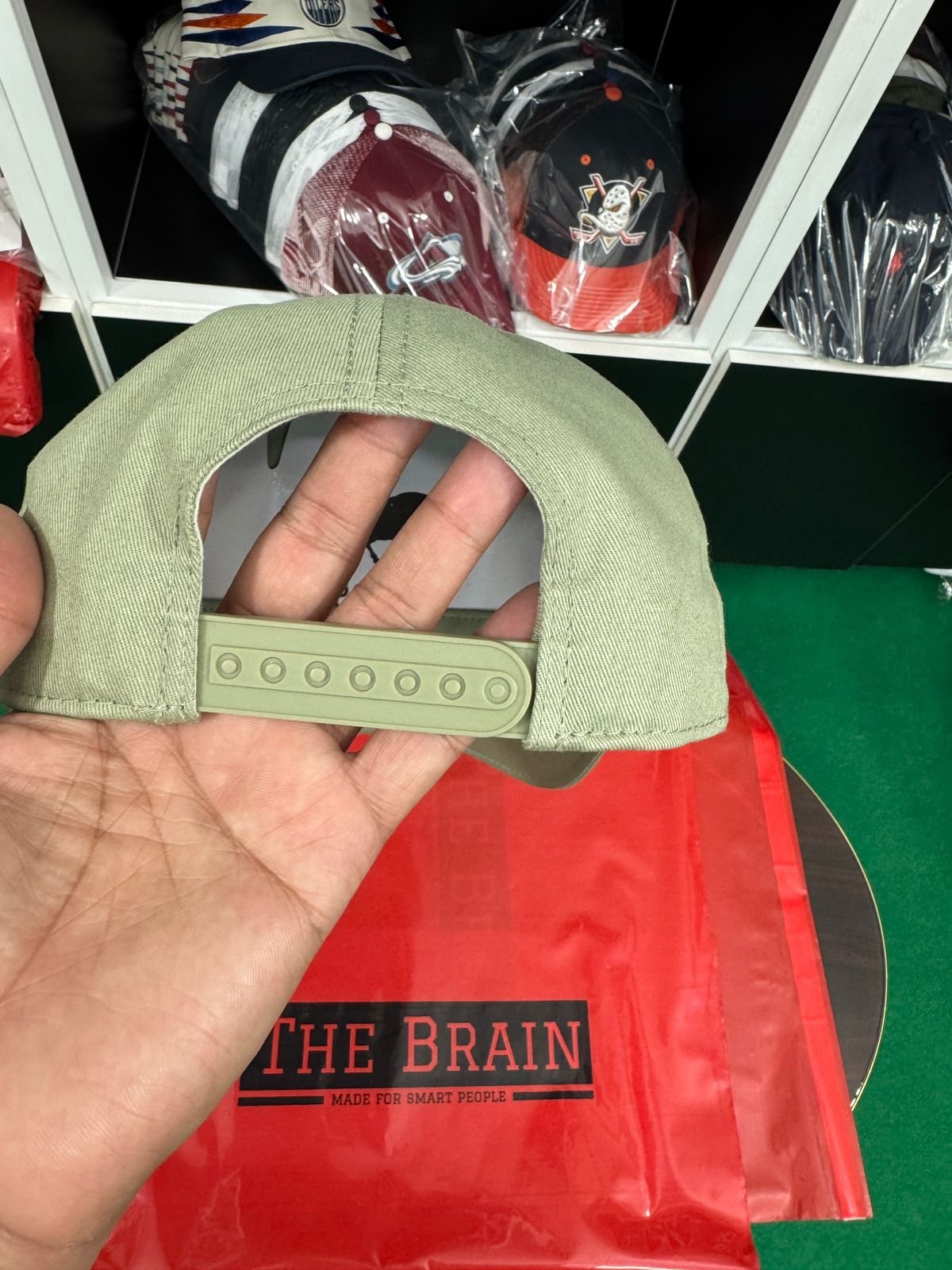 Banff Maple Leaf Embroidered Cap (Olive) view 4