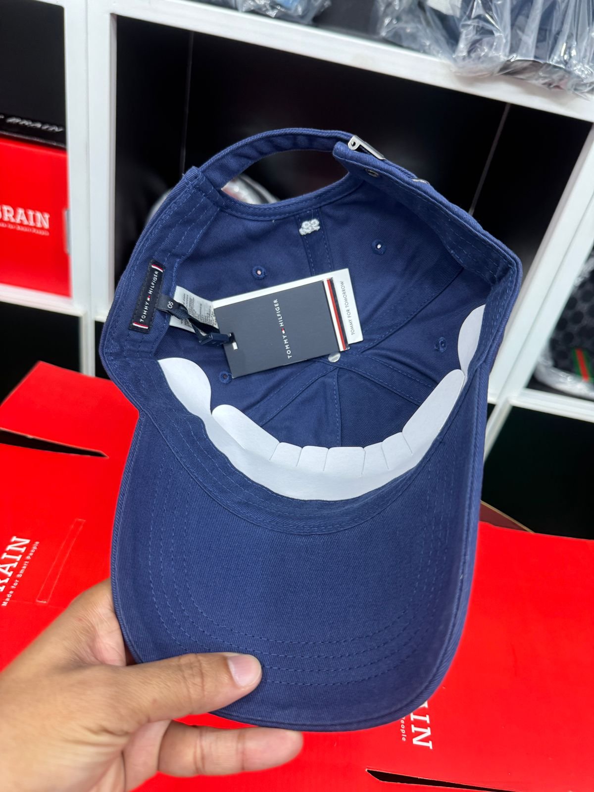 Tommy Hilfiger Signature Flag “85” Adjustable Baseball Cap view 3