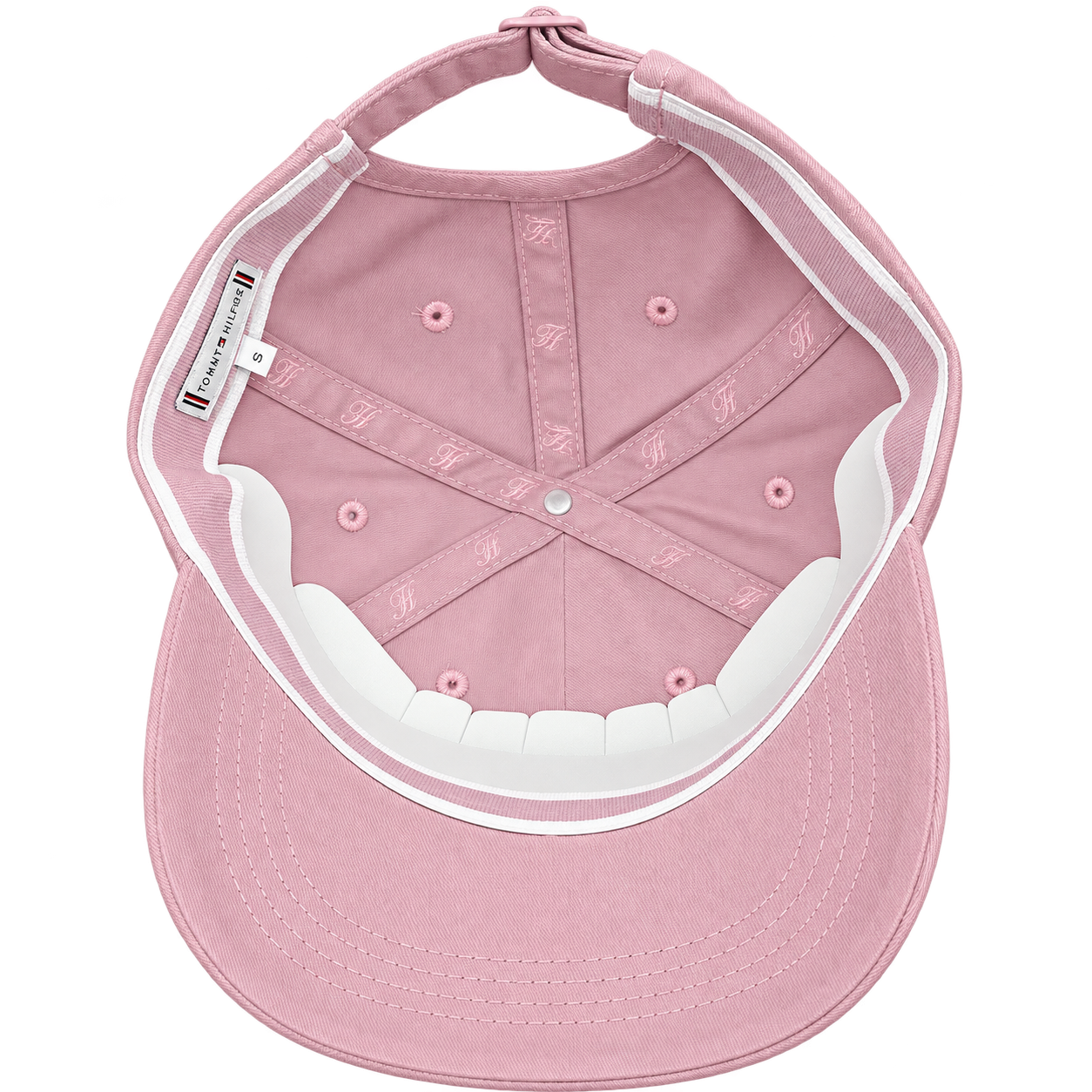 Tommy Hilfiger TH Embroidered Adjustable Baseball Cap ( Dust Pink ) view 4