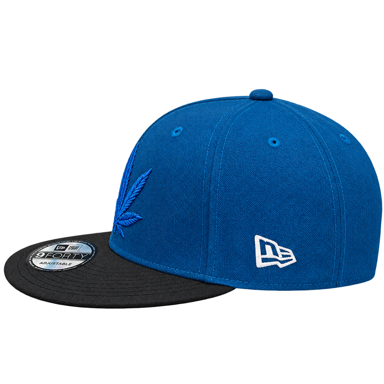 New Era 9FORTY Blue Leaf Embroidered Adjustable Cap view 2