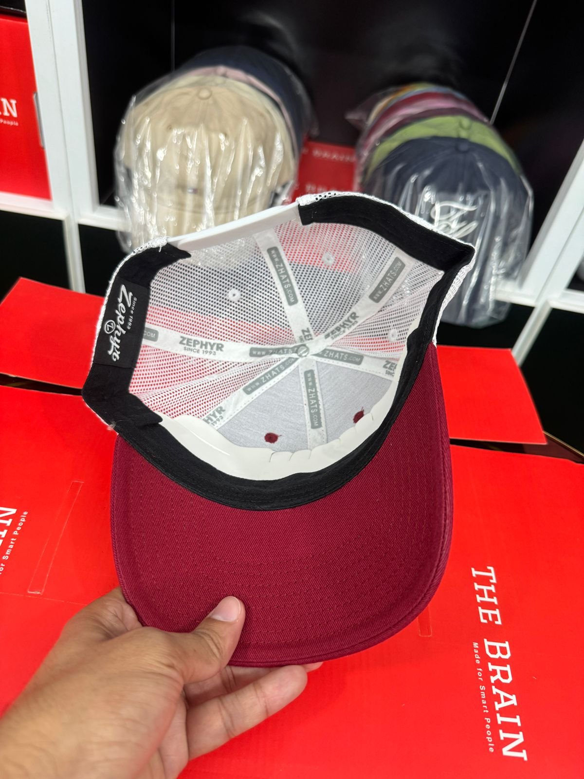 Colorado Avalanche Trucker Snapback Cap (Mesh Back) view 3