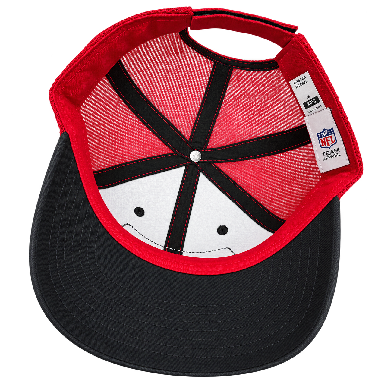 NFL Mesh Trucker Baseball Cap Premium Three-Tone Sports Streetwear view 4