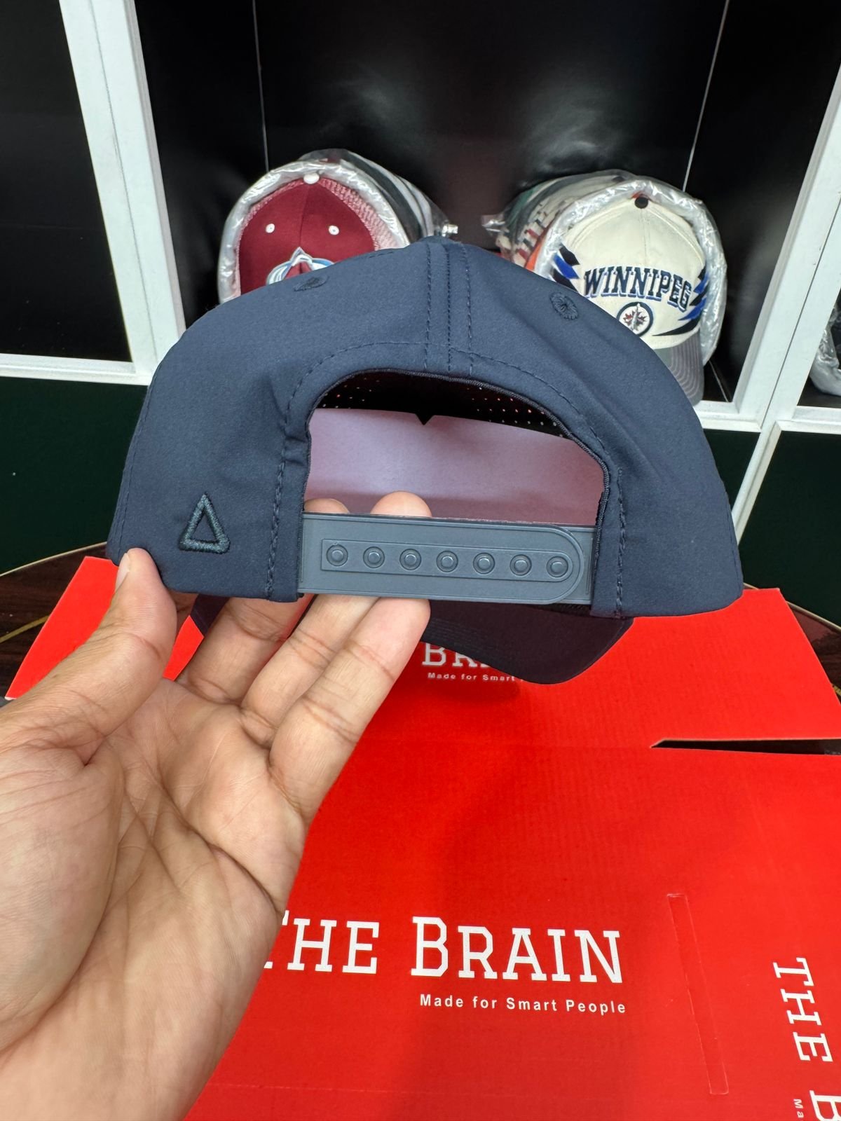 Ahead Classic Fit Performance Perforated Snapback Cap view 4