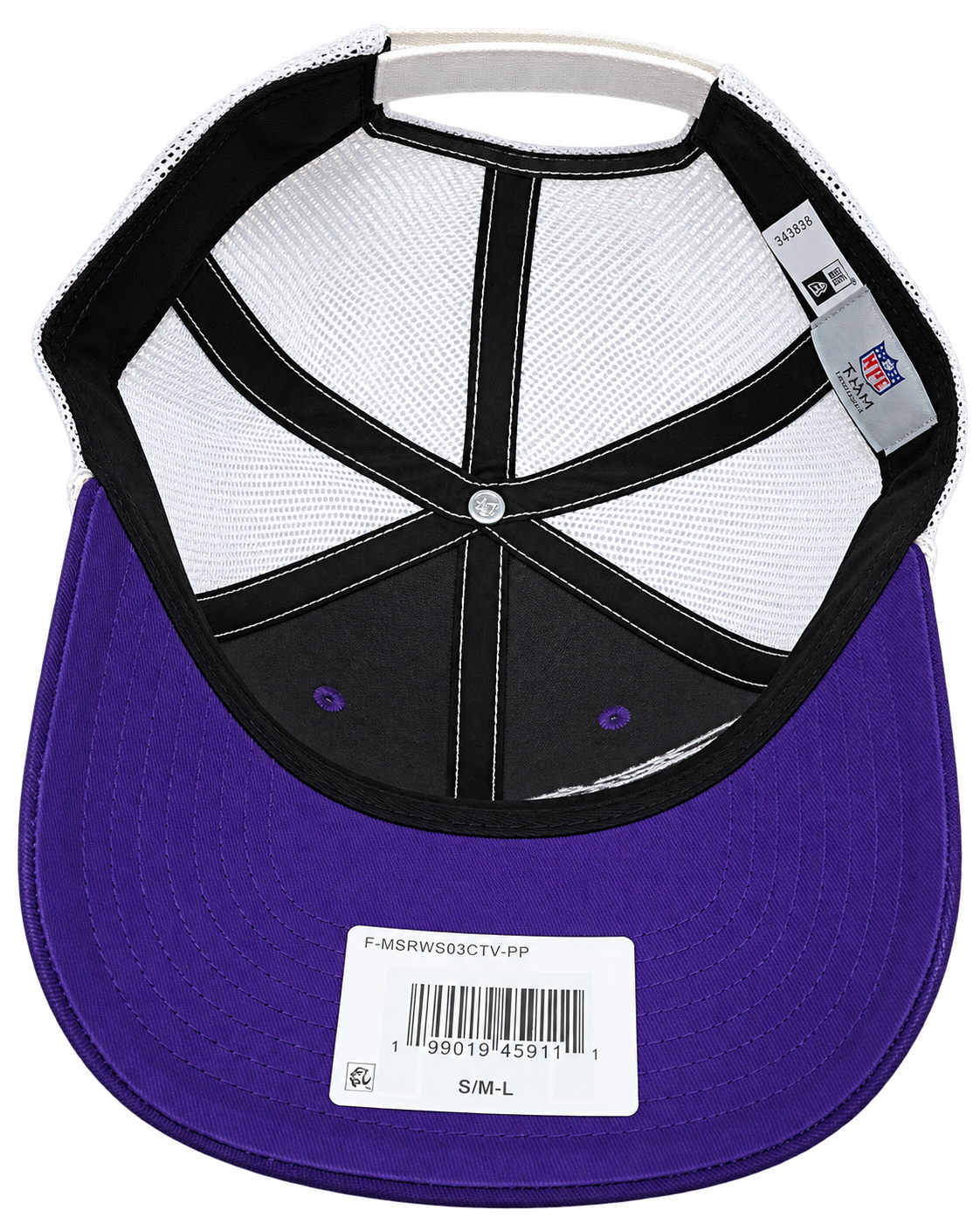 NFL Baltimore Ravens Mesh Trucker Baseball Cap view 4