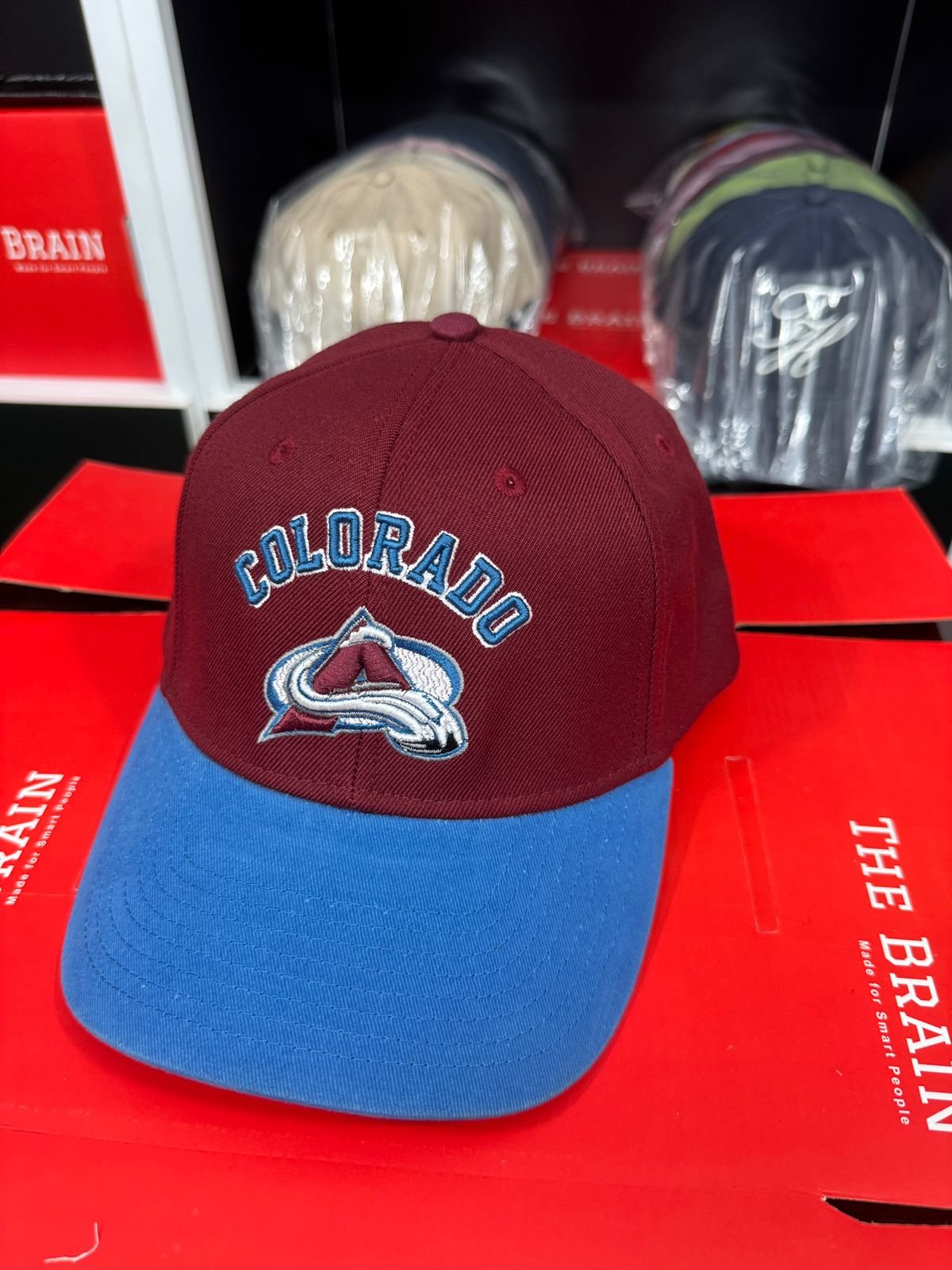 Zephyr Colorado Avalanche Embroidered Snapback Cap view 2