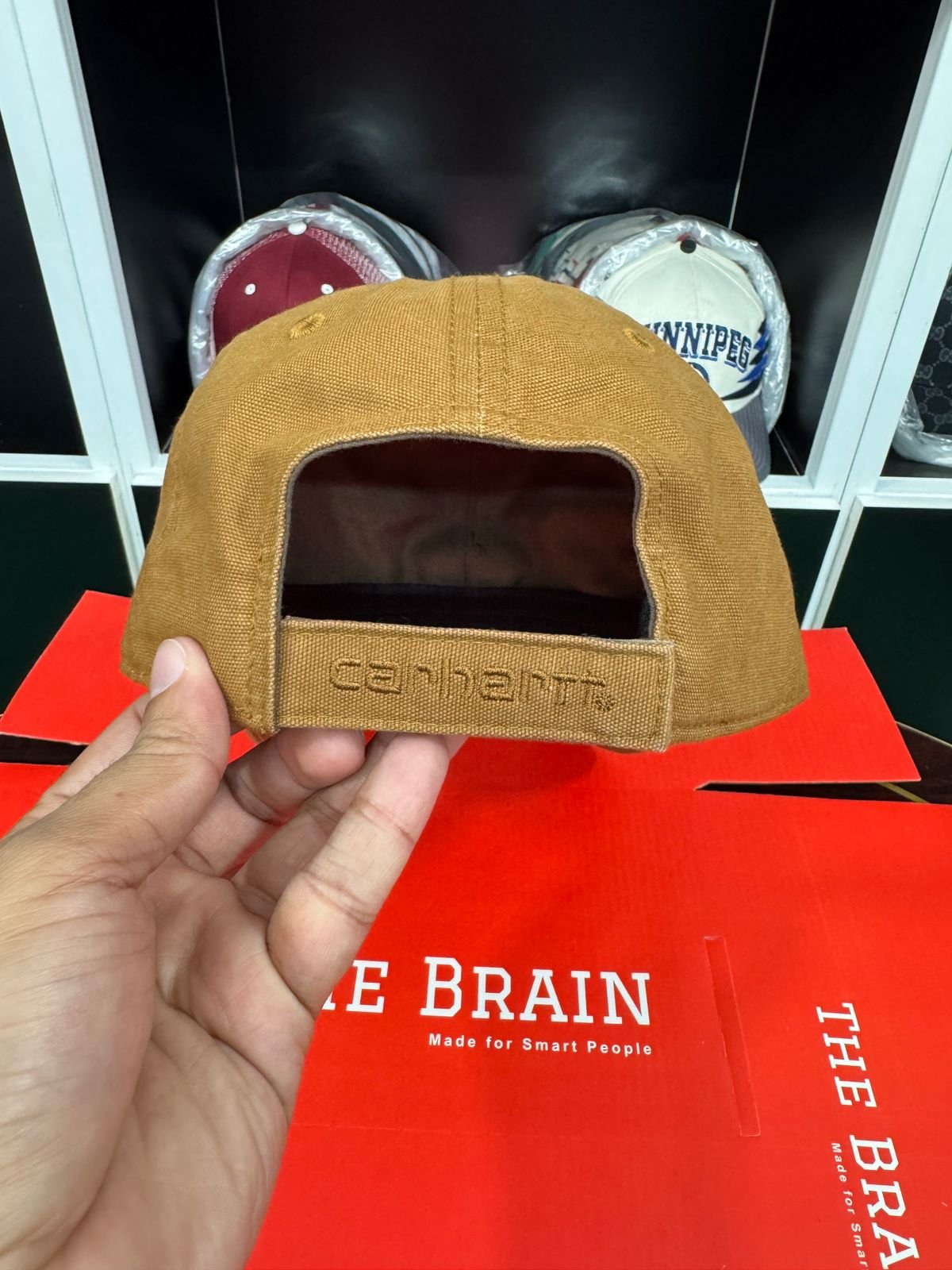 Carhartt Canvas Cap with Logo Patch (Adjustable Strap) view 4