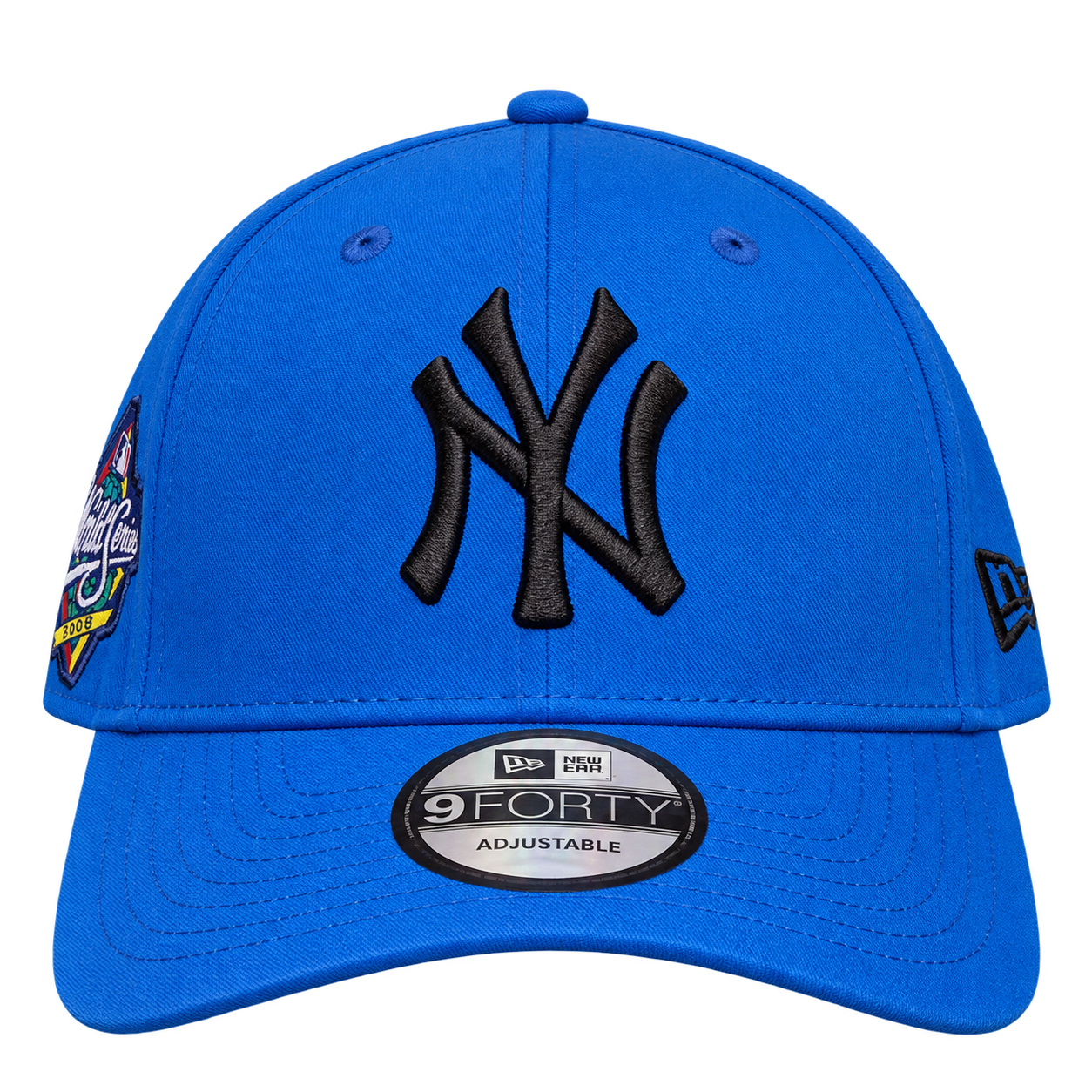 New Era 9FORTY NY Yankees World Series 2008 Royal Blue Cap view 5