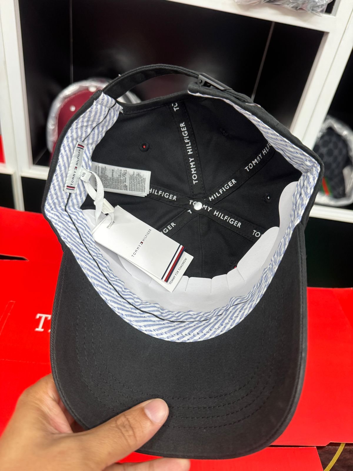 Tommy Hilfiger Flag Logo Baseball Cap view 2
