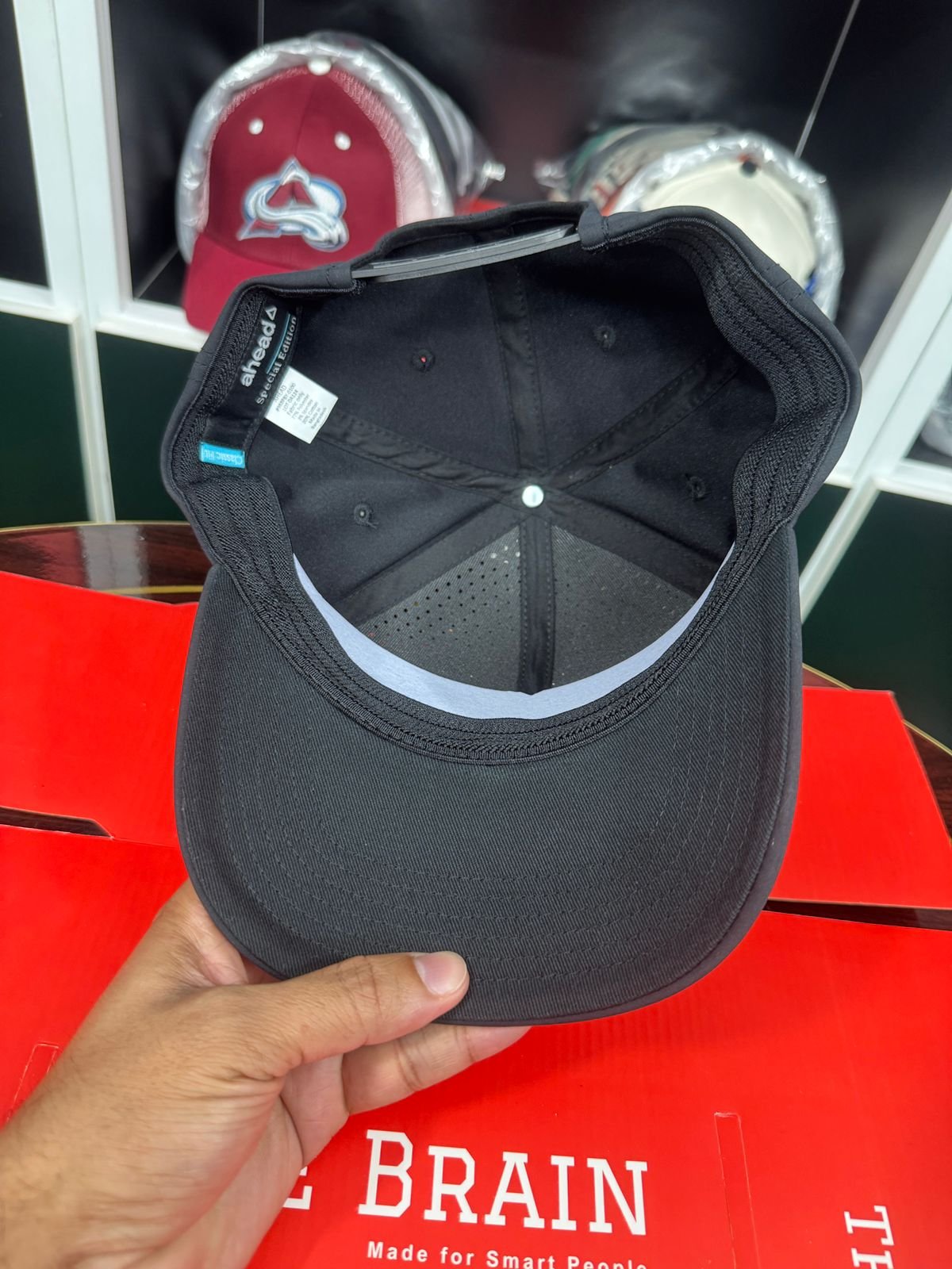 Ahead Special Edition Perforated Snapback Cap view 4