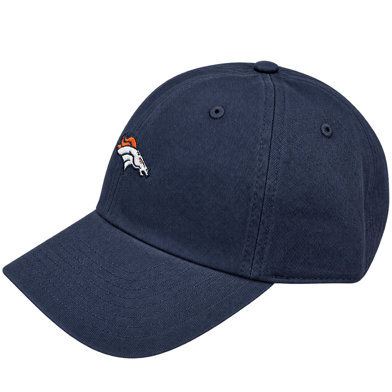 NFL Denver Broncos Mini Logo Embroidered Baseball Cap view 2