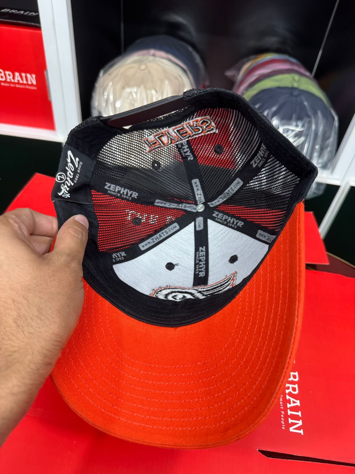 Philadelphia Flyers Mesh Trucker Snapback Cap view 4