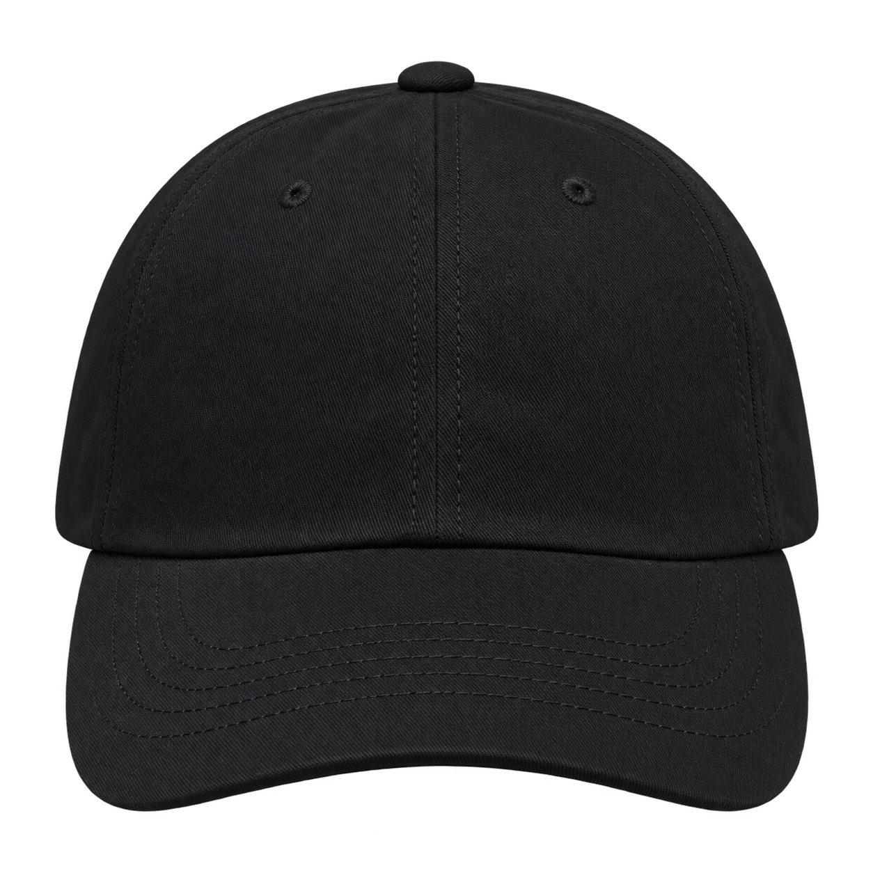 Image One Classic Black Adjustable Cap view 4