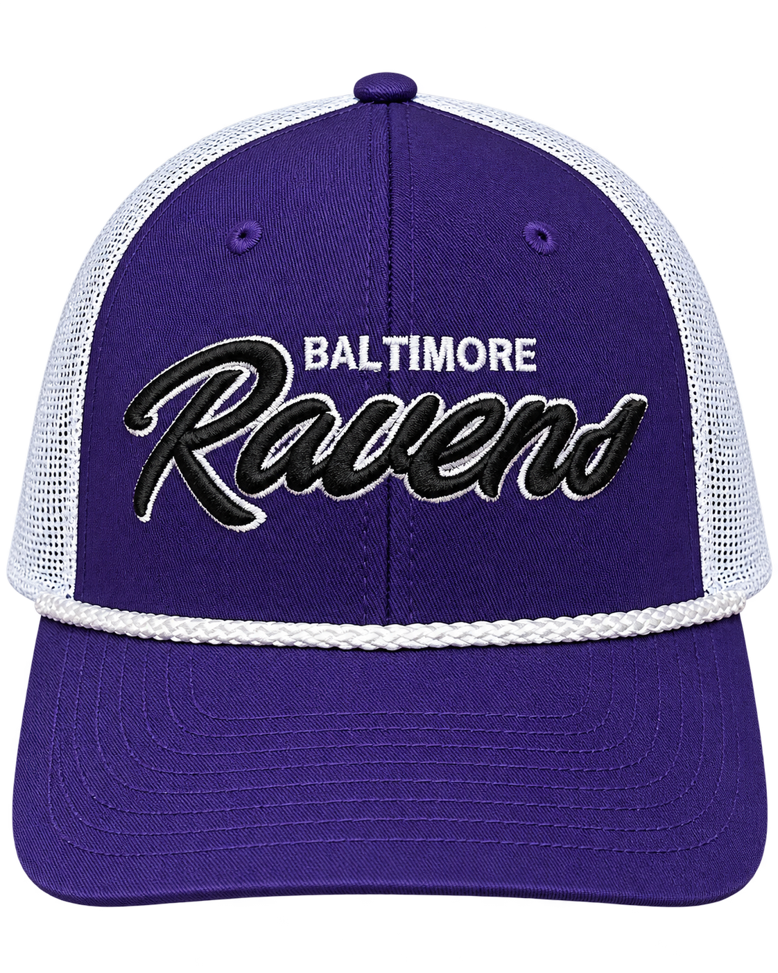NFL Baltimore Ravens Mesh Trucker Baseball Cap view 5