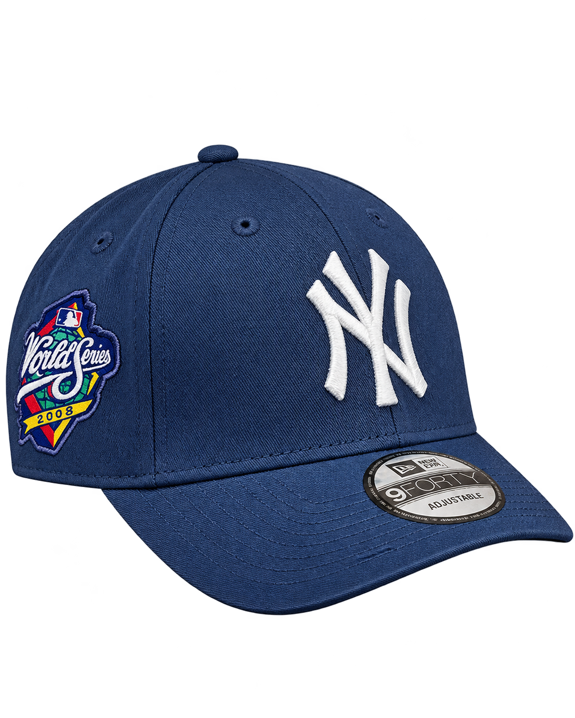 New Era 9FORTY New York Yankees World Series 2008 Navy Blue Cap view 3
