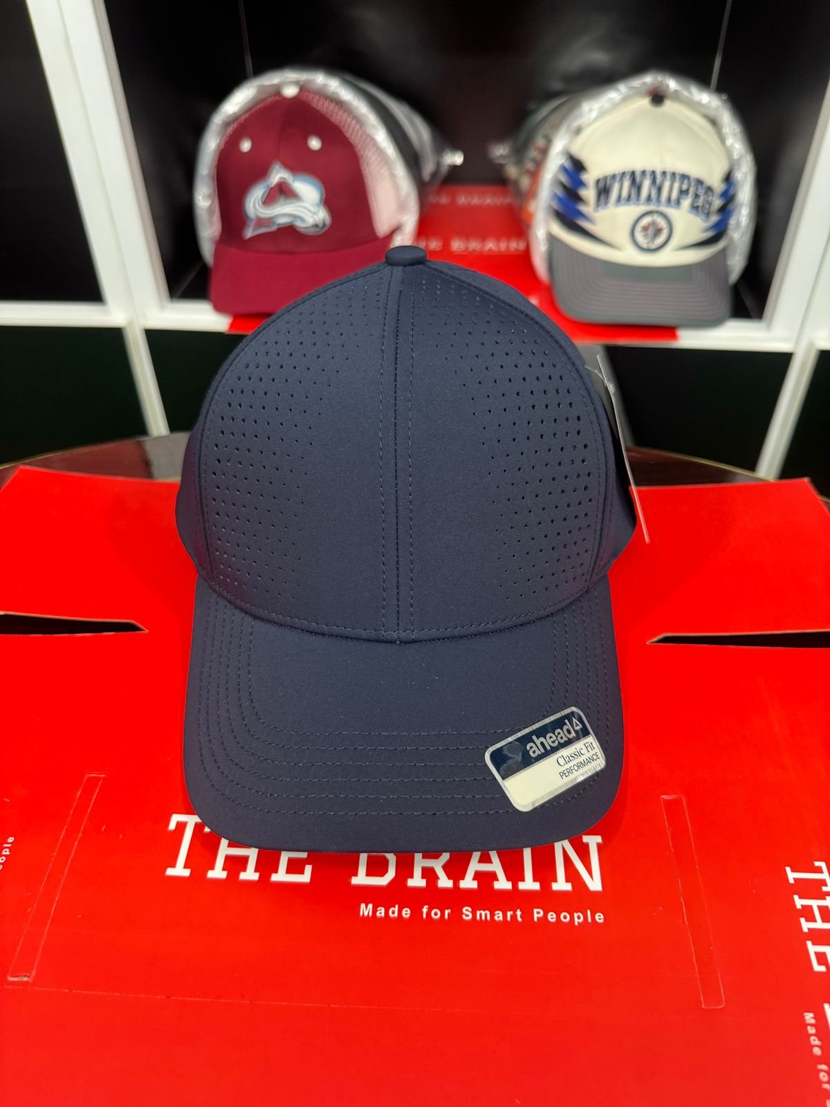 Ahead Classic Fit Performance Perforated Snapback Cap view 2