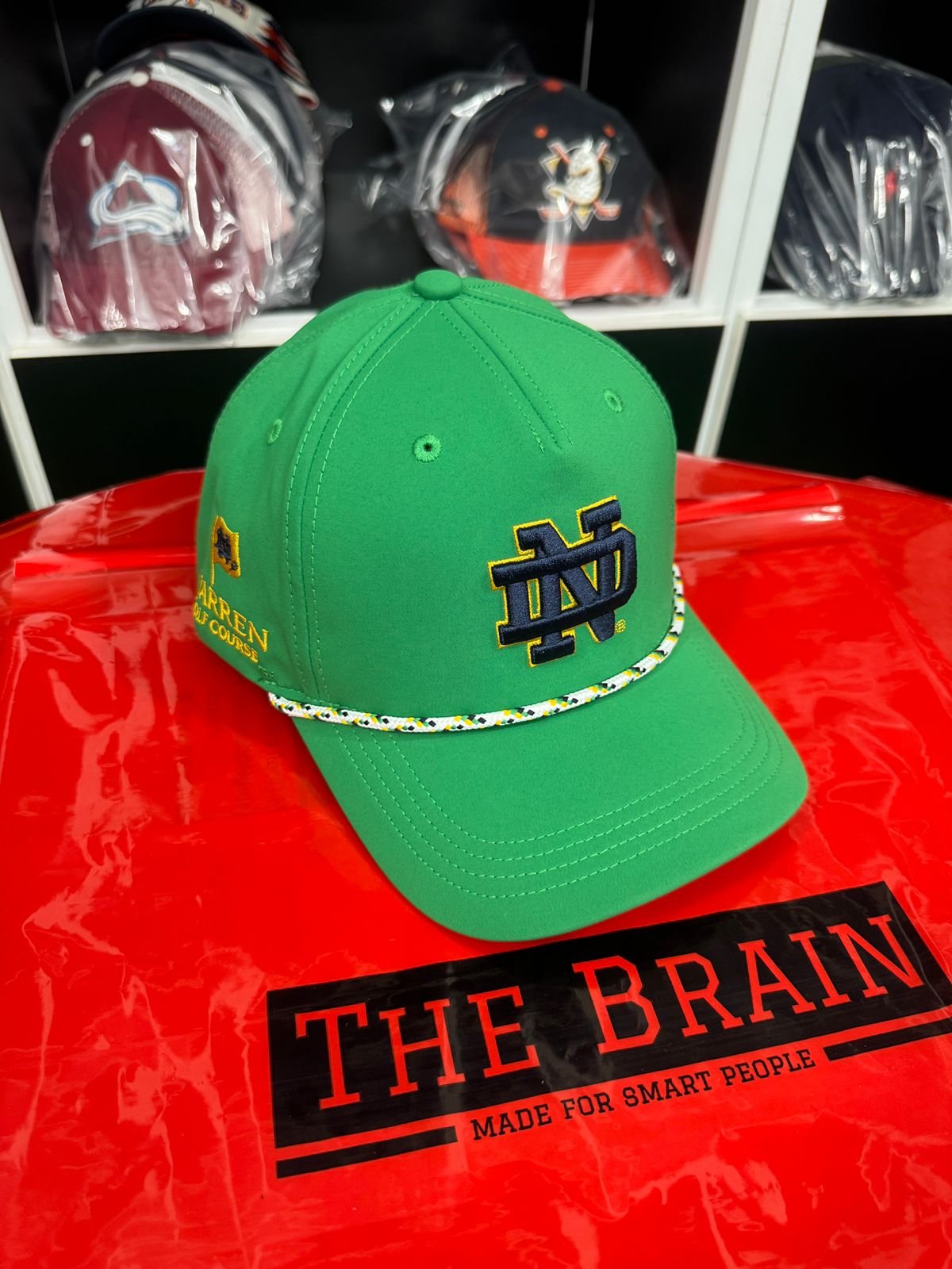 Notre Dame “ND” Rope Trim Baseball Cap view 4