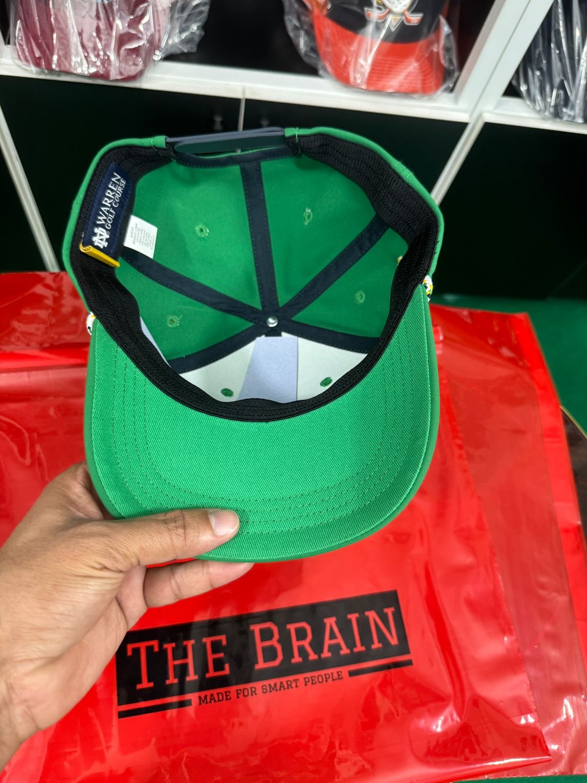 Notre Dame “ND” Rope Trim Baseball Cap view 2