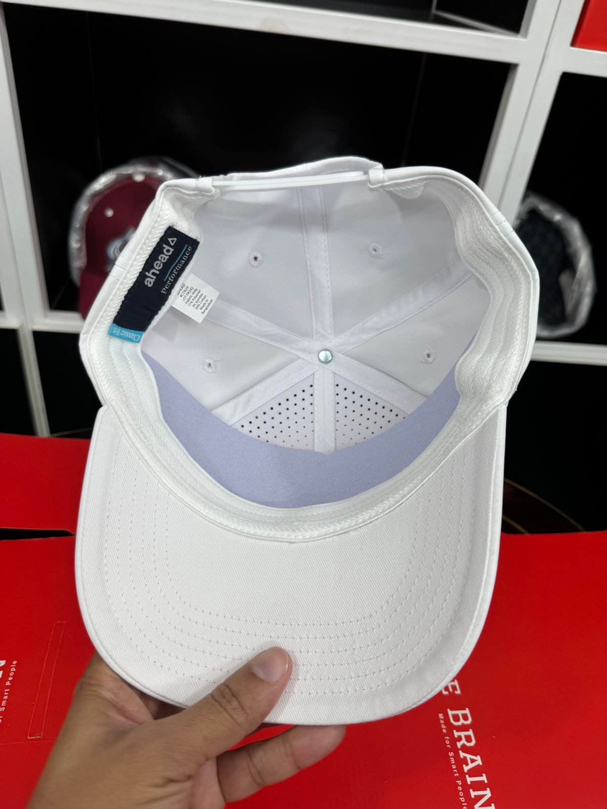 Ahead Classic Fit Performance Snapback Cap (Perforated) view 2