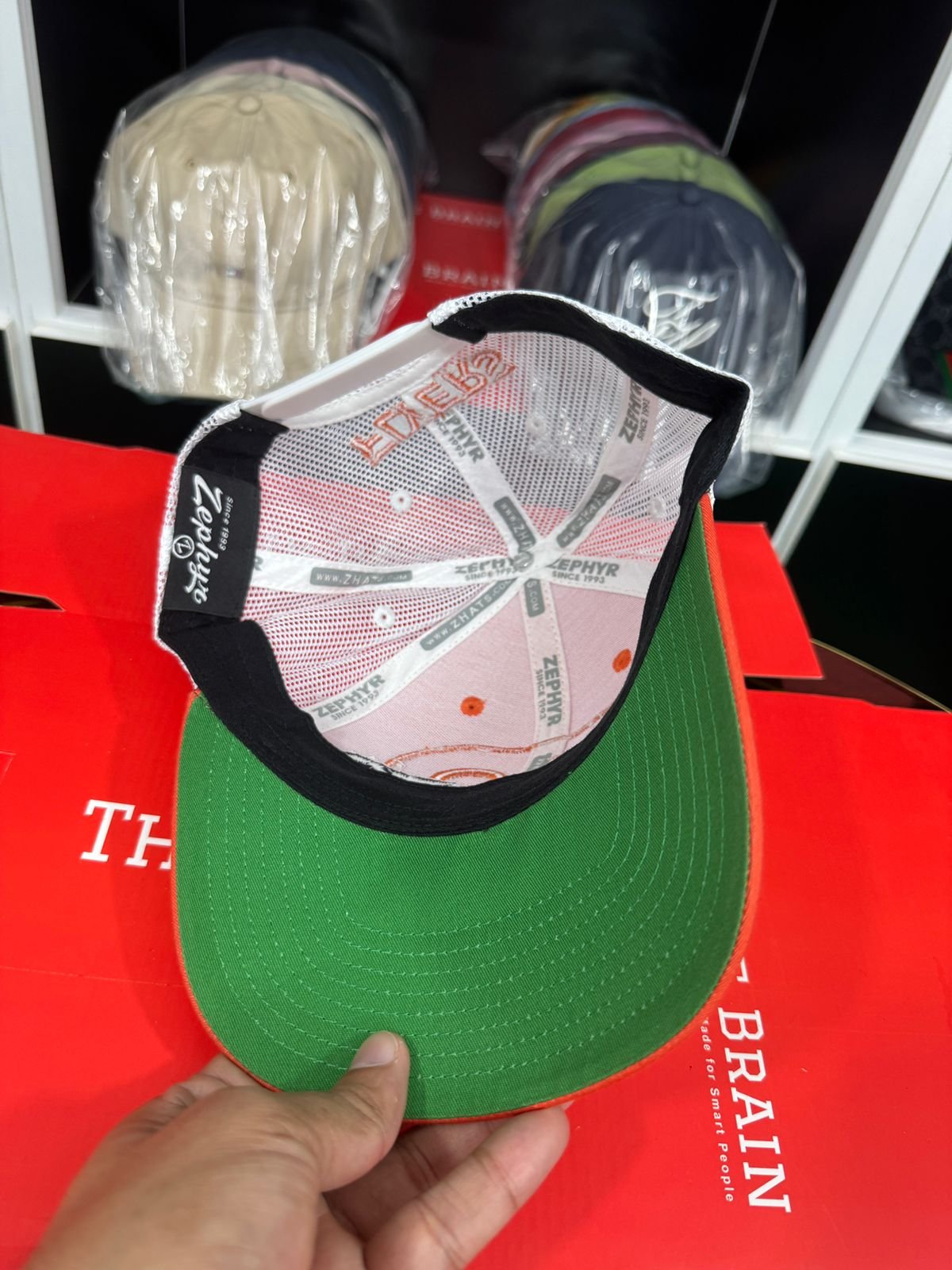 Flyers Logo Trucker Cap (Mesh Snapback) view 2