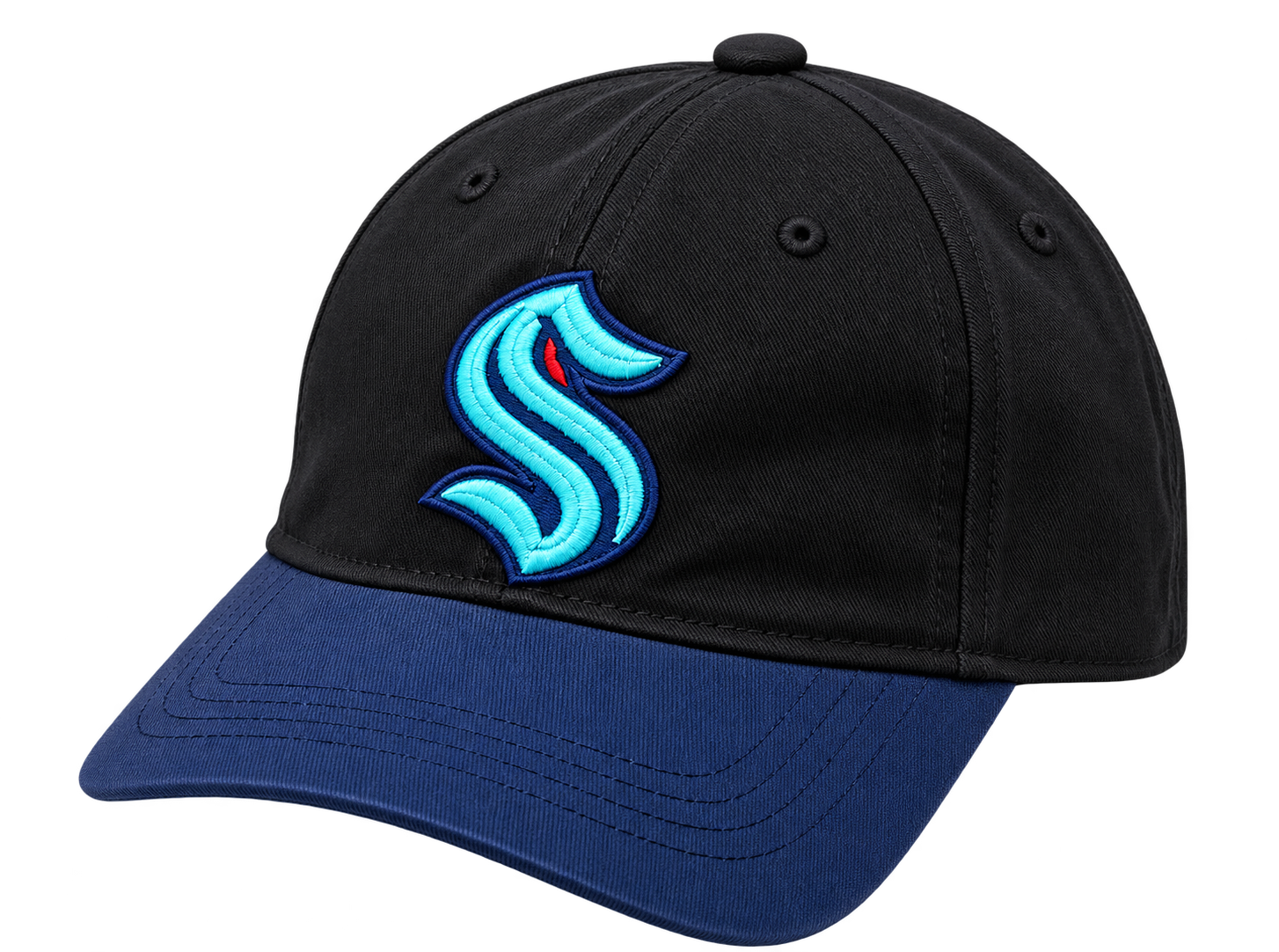 Seattle Kraken Embroidered Adjustable Baseball Cap (Dad Hat)