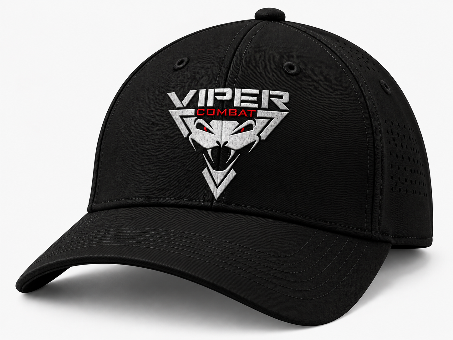 Viper Combat Embroidered Performance Cap – Black