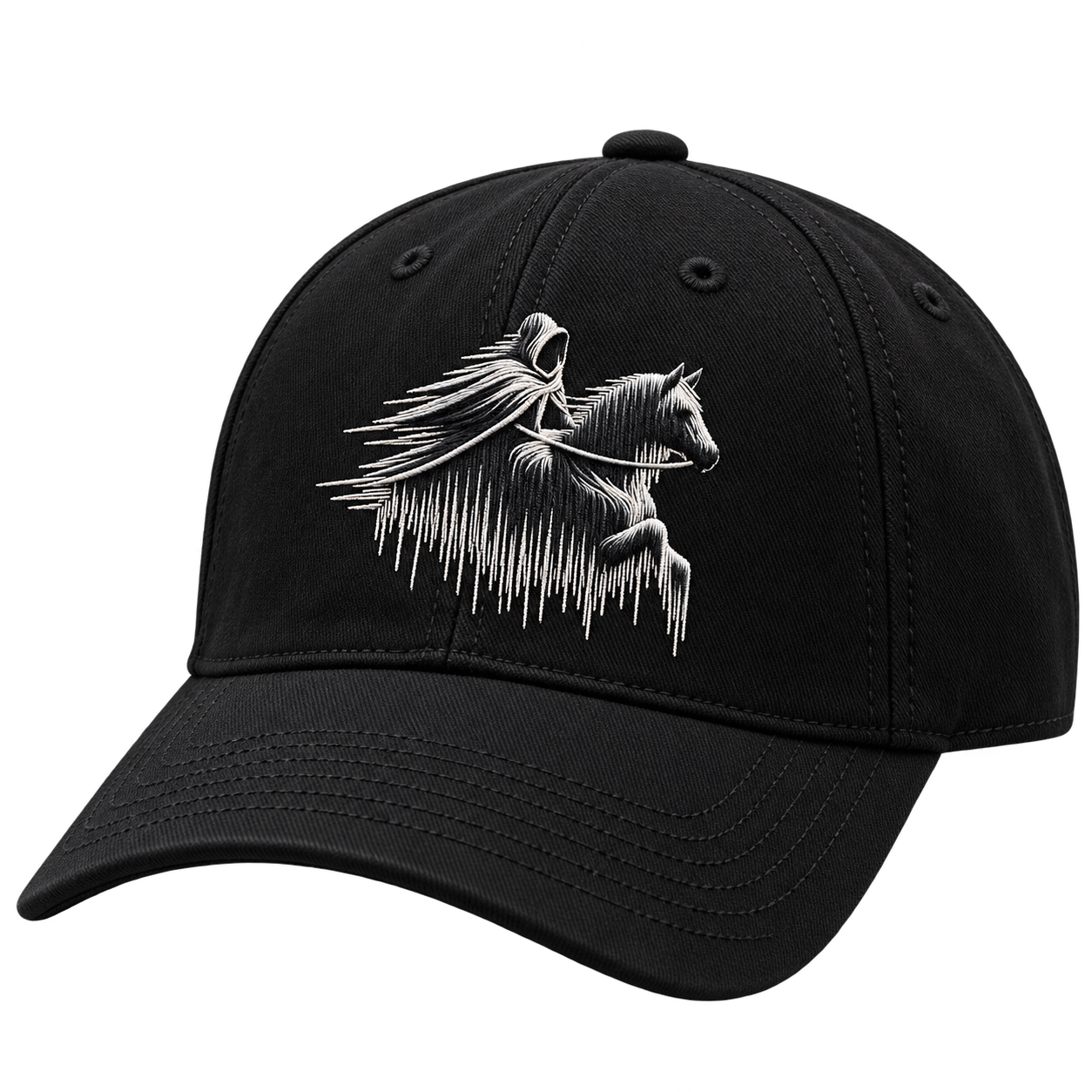 Premium Twill Front with Breathable Polyester Mesh Panels