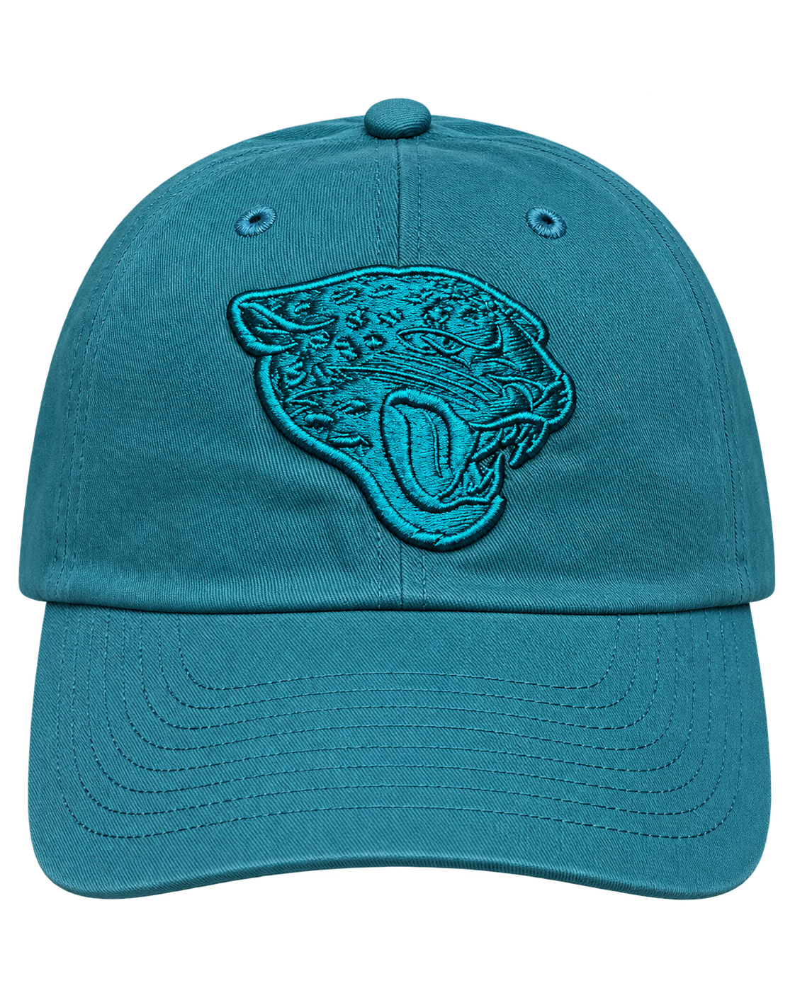NFL Jacksonville Jaguars Teal Blue Tonal Embroidered Baseball Cap – Premium Monochrome Sports Streetwear